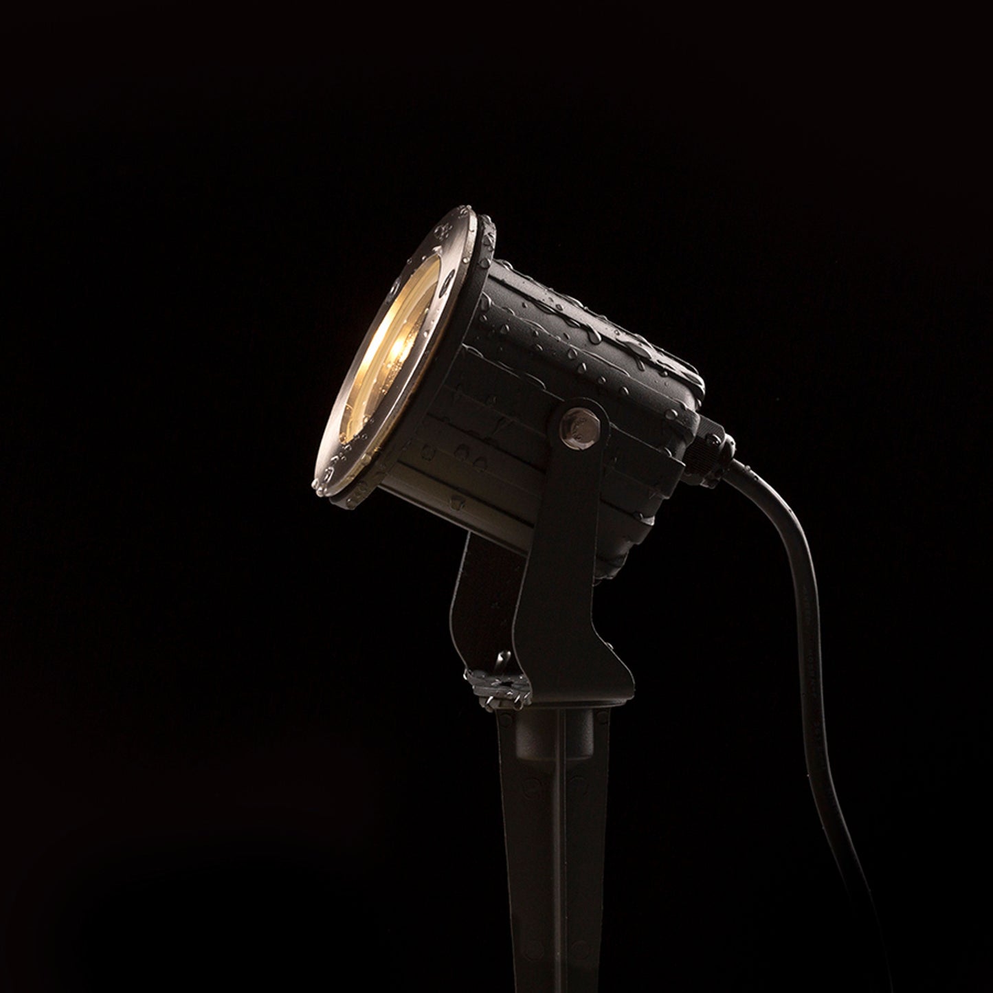 RENDL outdoor lamp BLUESTAR on spike anthracite grey 230V LED GU10 8W IP65 R13630 2