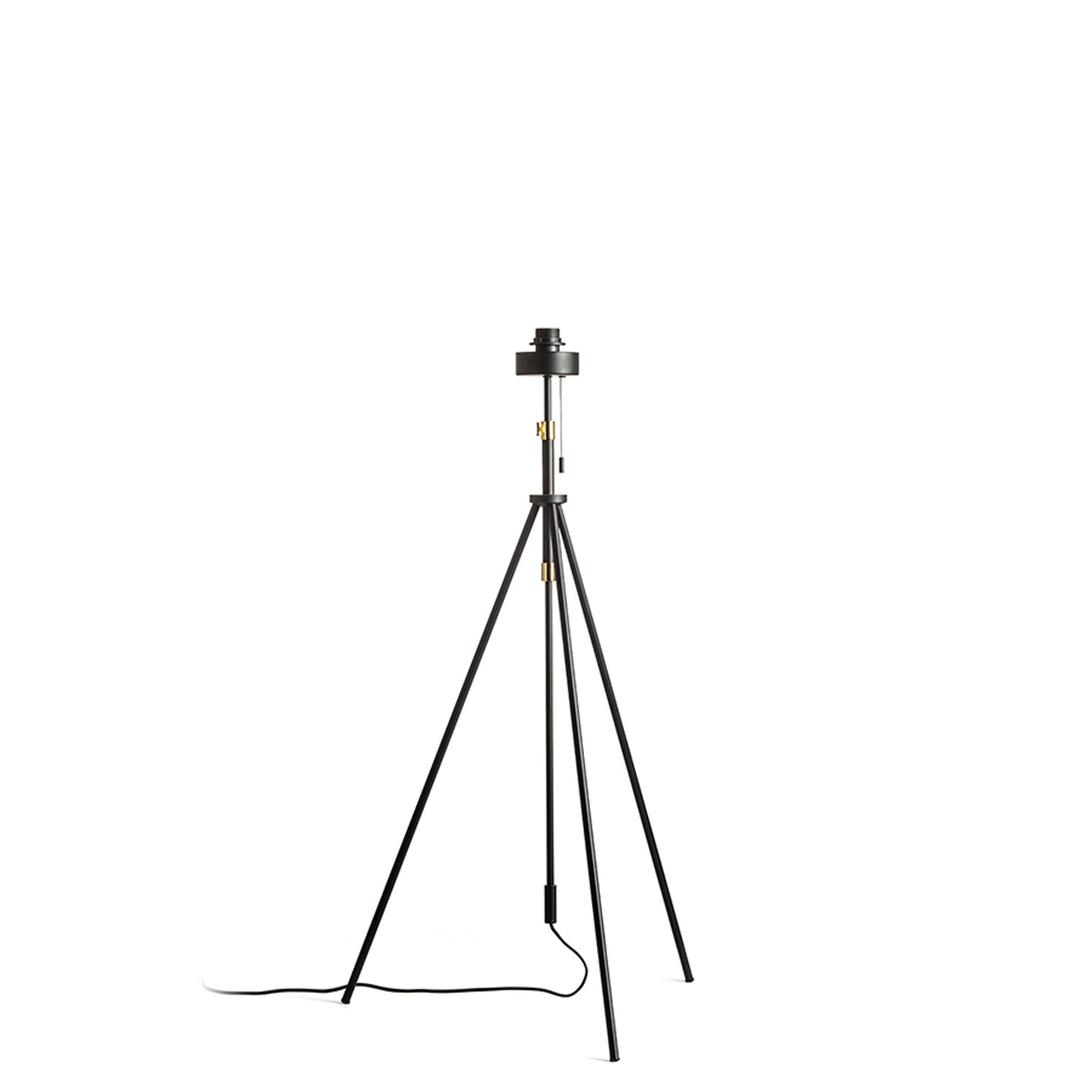 RENDL shades, shade bases, pendent sets LUTON floor base black/brass 230V LED E27 15W R13640 3