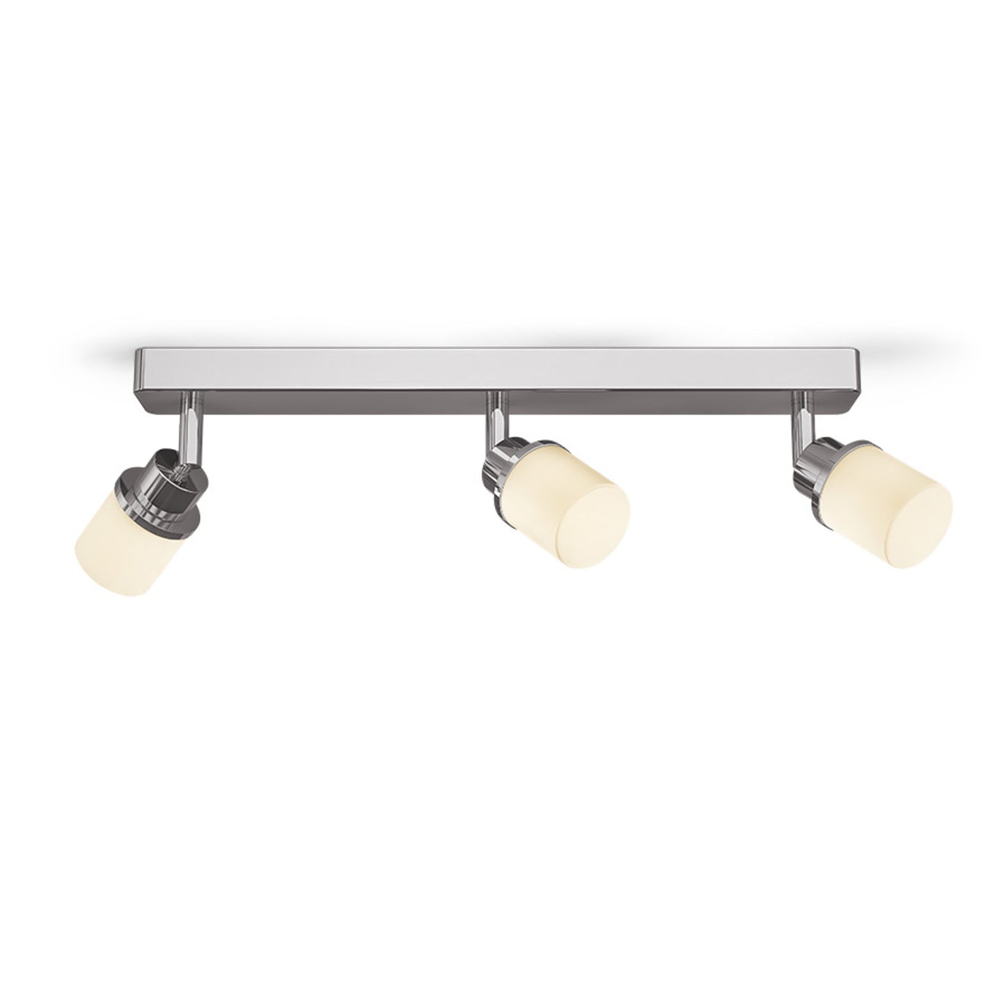 RENDL spotlight LINN III surface mounted opal-colored glass/chrome 230V LED G9 3x3W IP44 R13703 2