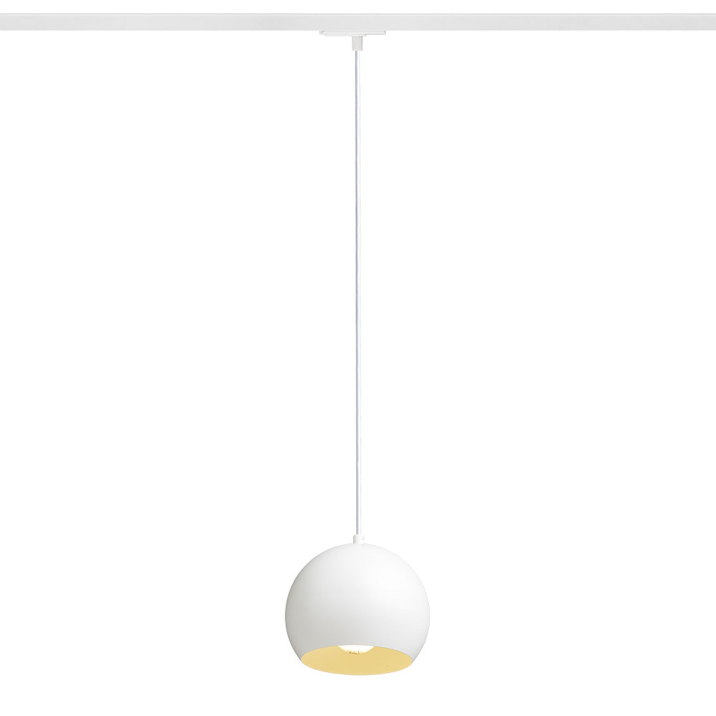 RENDL 1-circuit track system AGNETA for 1-circuit tracks pendant white 230V LED E27 11W R13970 1