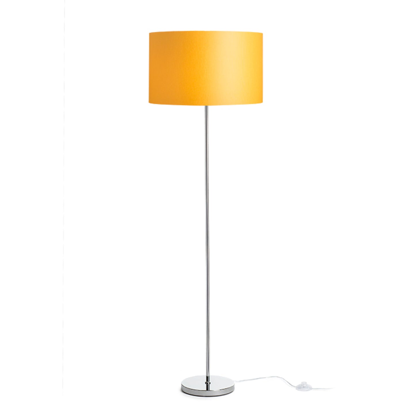 RENDL floor lamp NYC/RON 40/25 floor Chintz apricot/chrome 230V LED E27 15W R14080 1
