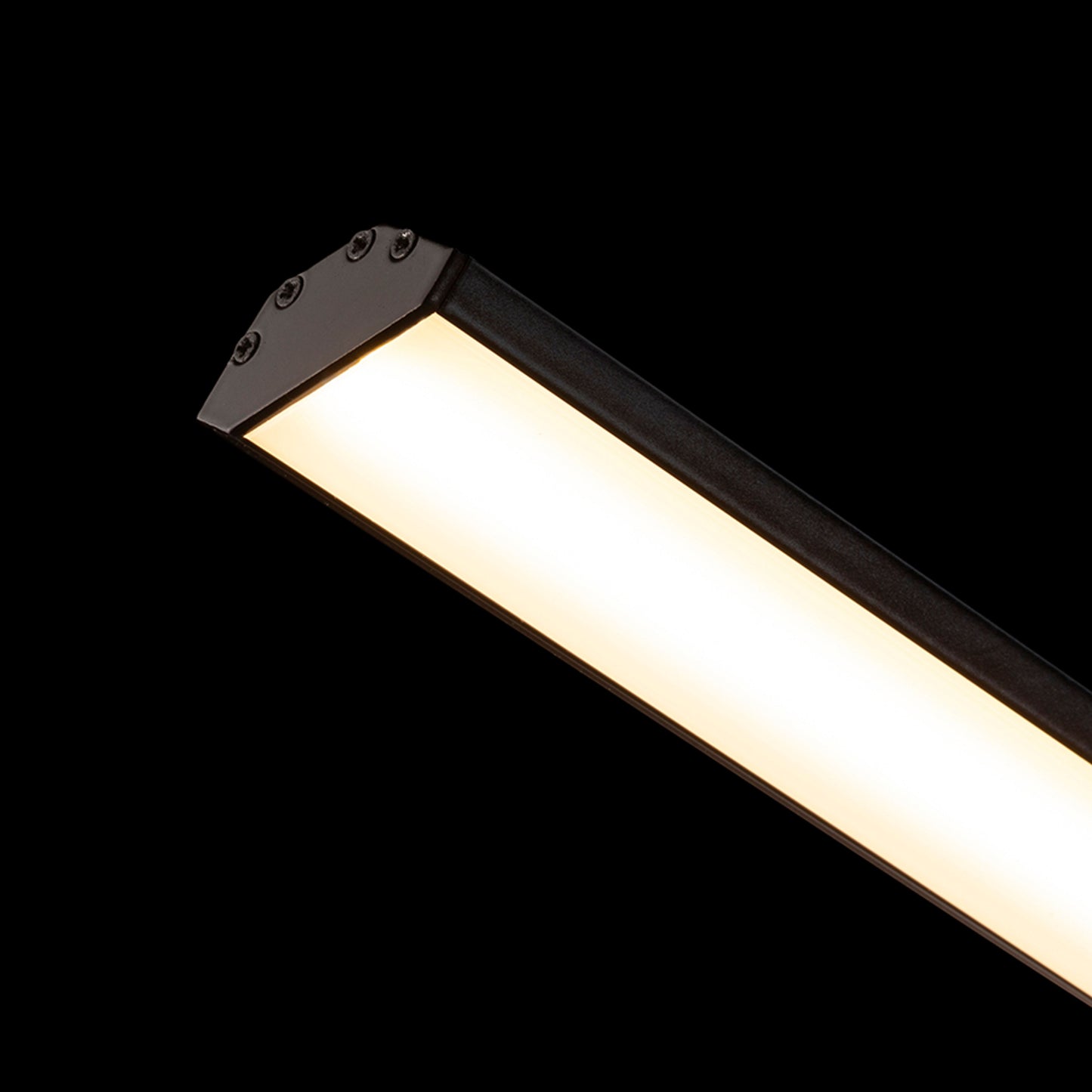 RENDL LED-strip LED PROFILE J surface mounted 1m black matte acrylic/aluminum R14094 4