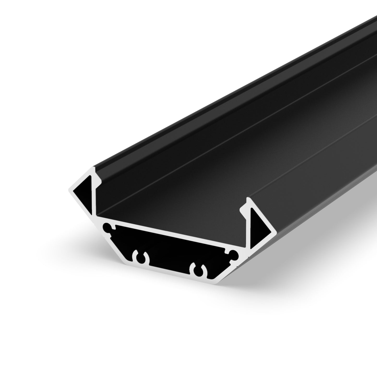 RENDL LED-strip LED PROFILE J surface mounted 1m black matte acrylic/aluminum R14094 5