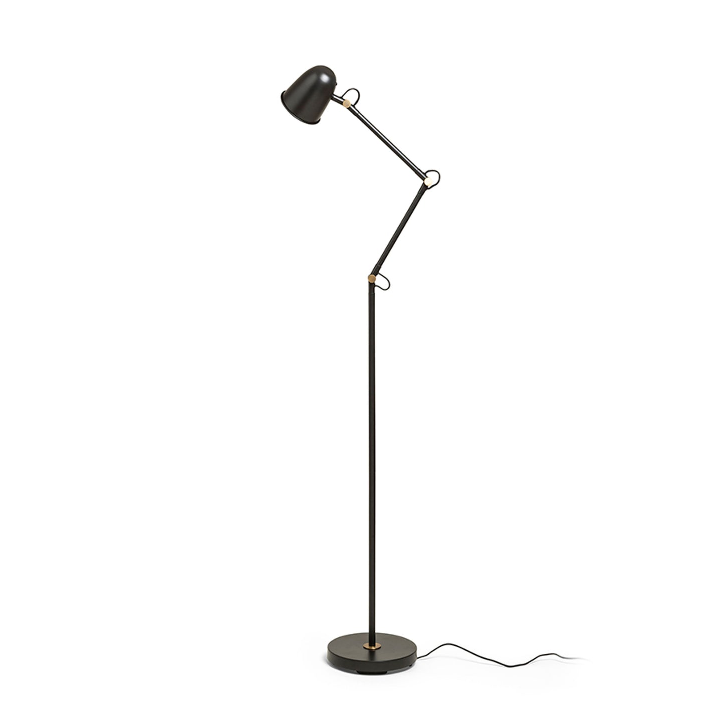 RENDL floor lamp DANNY floor black brass 230V LED E14 5W R14190 2