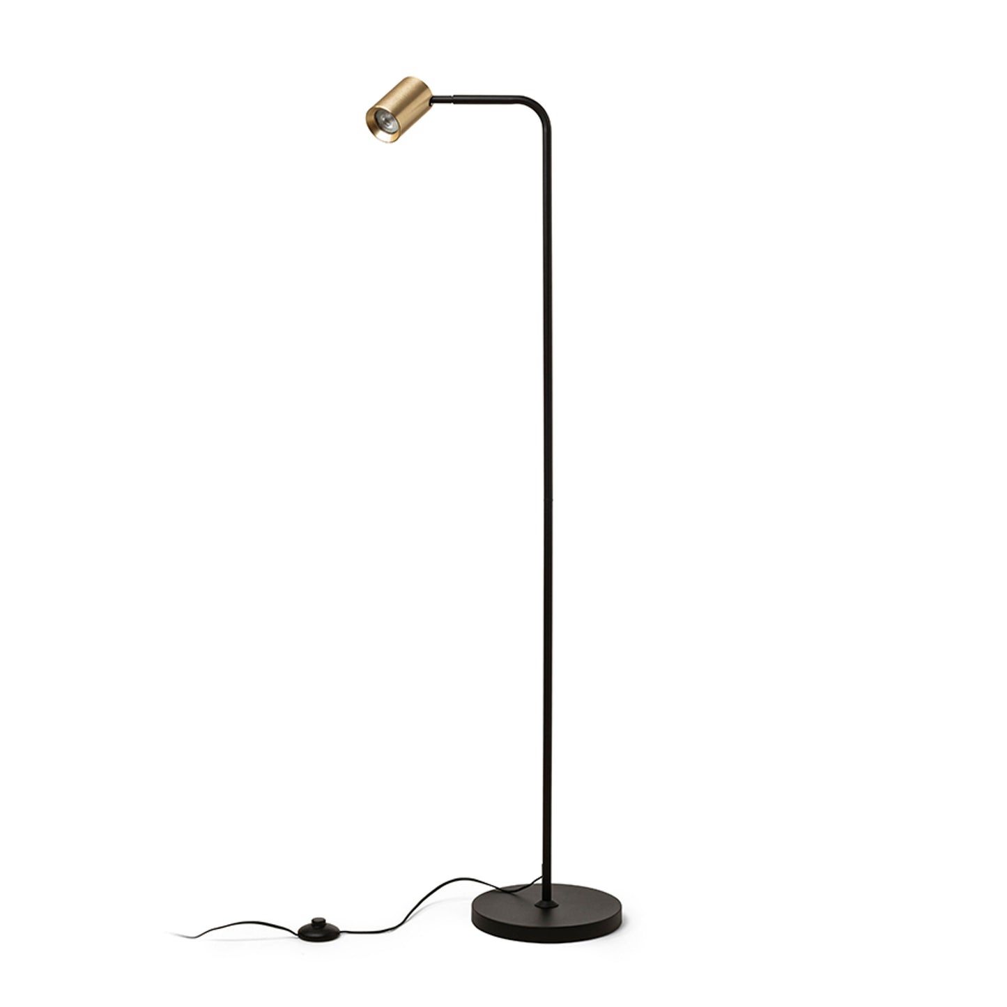 RENDL floor lamp FLYNN I floor black/brushed brass 230V LED GU10 9W R14264 7