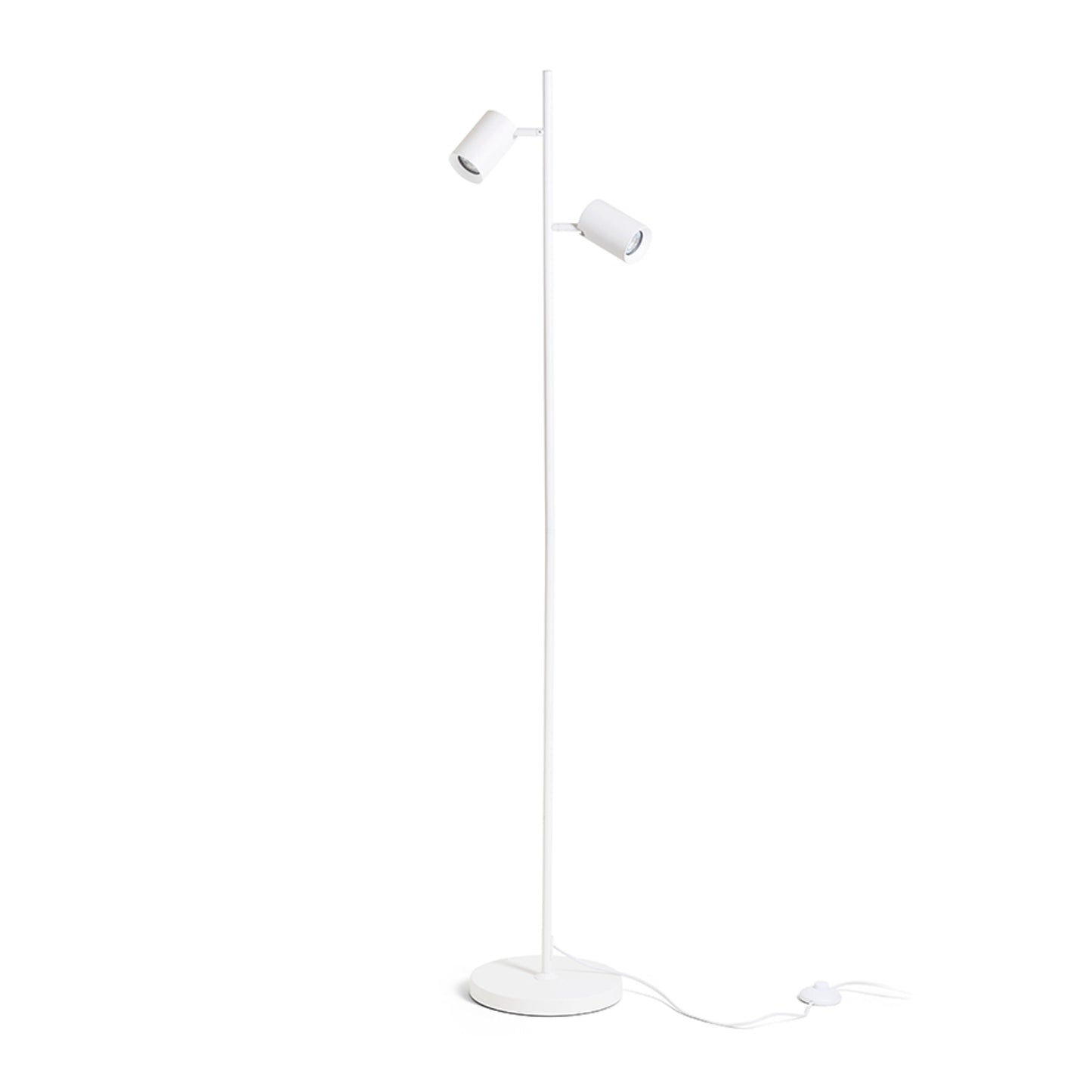 RENDL floor lamp FLYNN II floor white 230V LED GU10 2x9W R14266 5