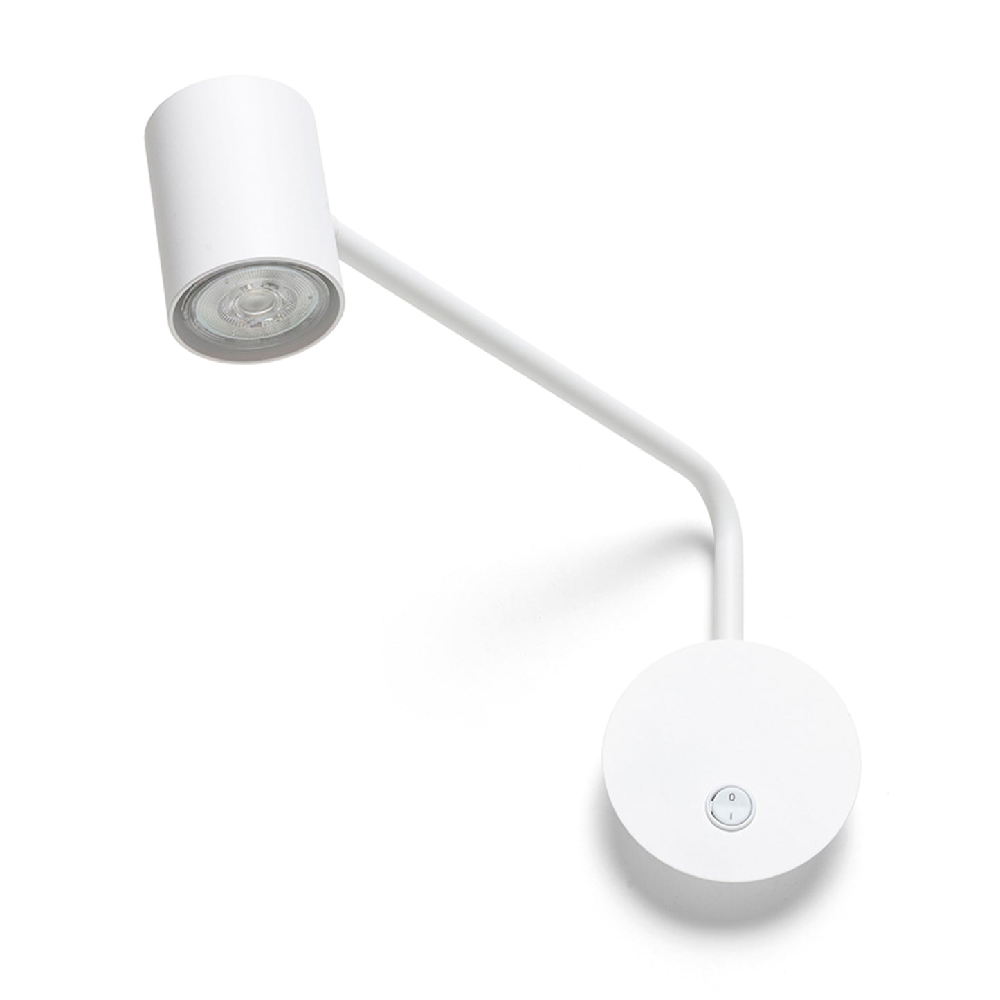 RENDL spotlight FILIP on an arm white 230V LED GU10 5W R14485 5