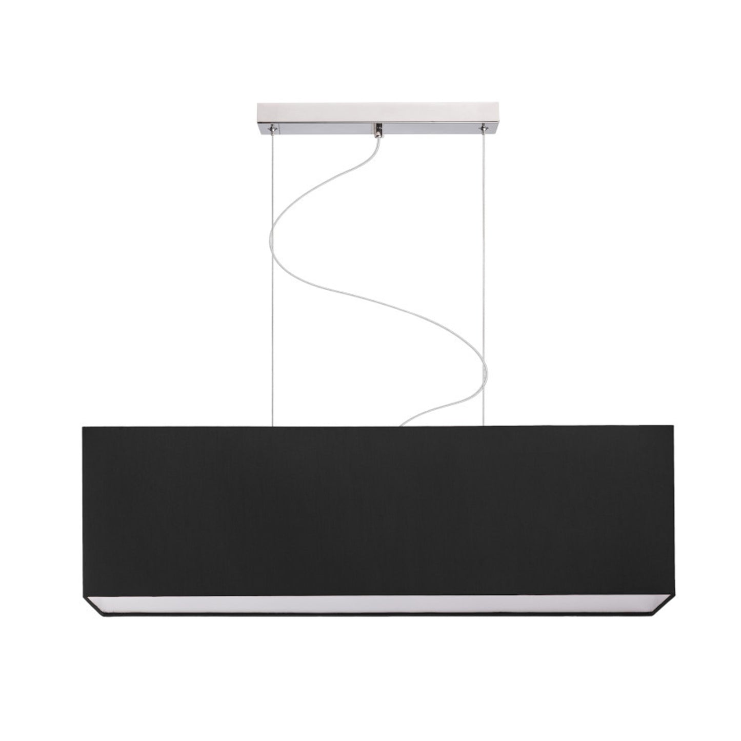 RENDL shades, shade bases, pendent sets LOPE 80/23 shade Polycotton black/white PVC max. 23W R14529 3