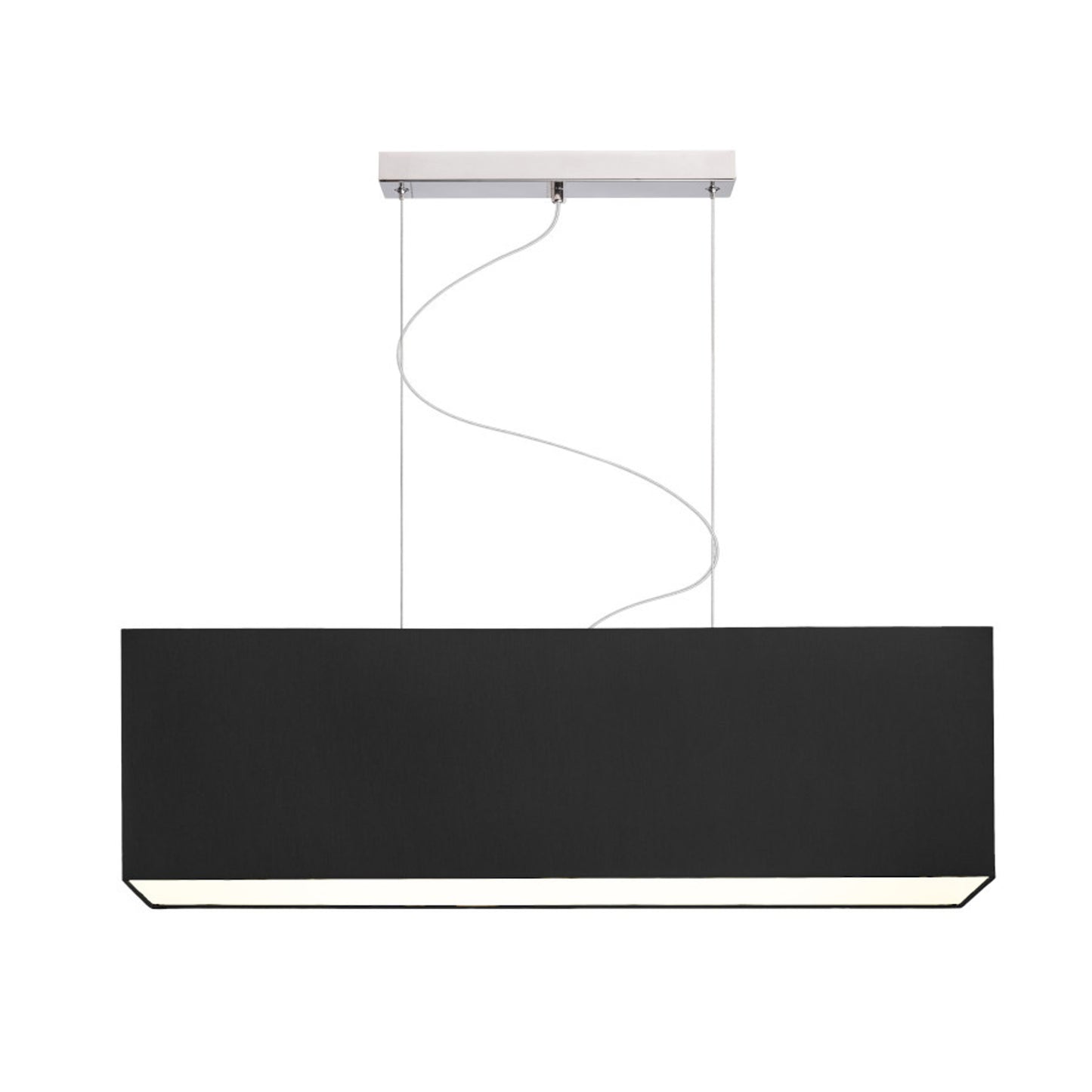 RENDL shades, shade bases, pendent sets LOPE 80/23 shade Polycotton black/white PVC max. 23W R14529 5
