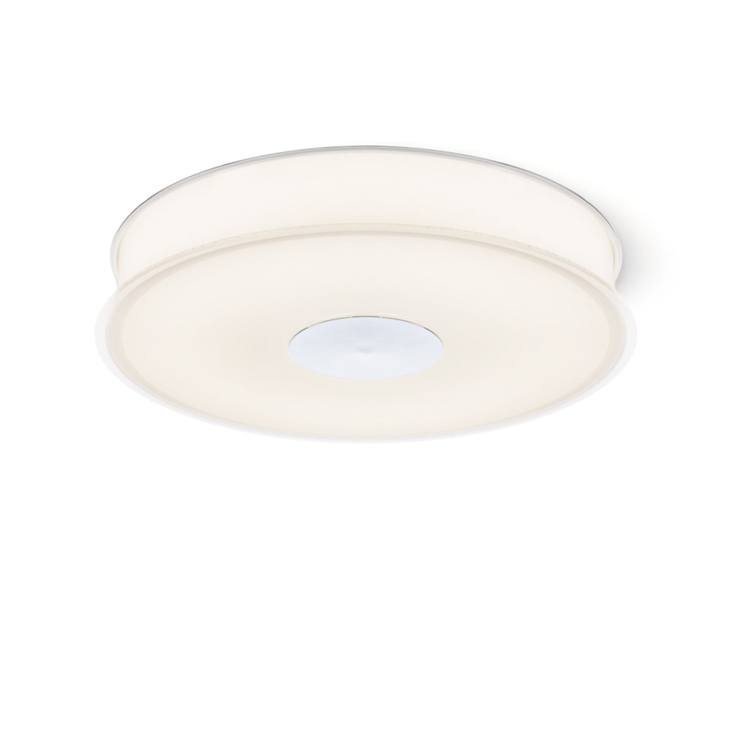 RENDL surface mounted lamp ASTERI LED ceiling satinated glass/chrome 230V LED 35W 3000K R14549 2