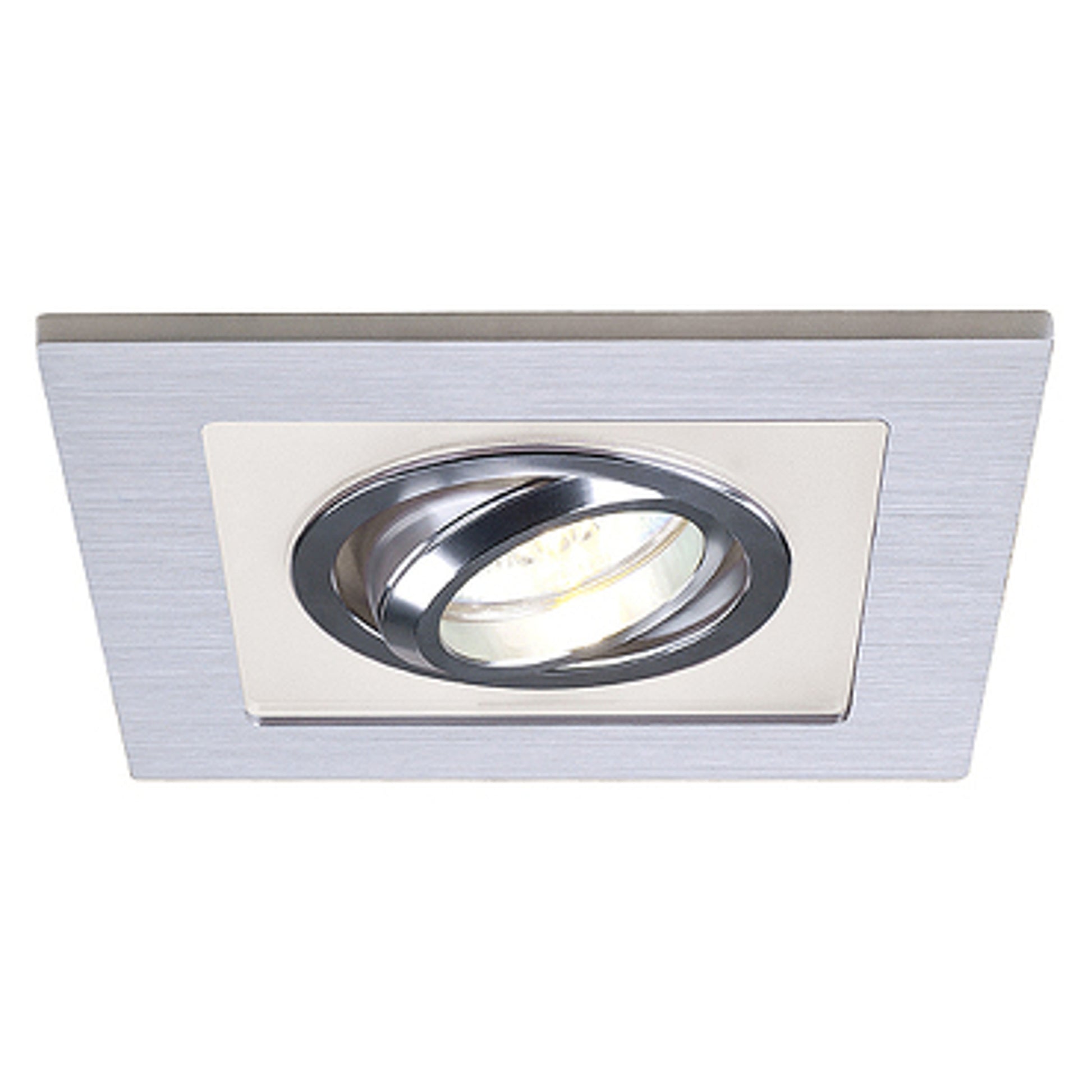 RENDL Outlet NICELIGHT I recessed brushed aluminum/satinated glass 12V GU5,3 50W 114941 1