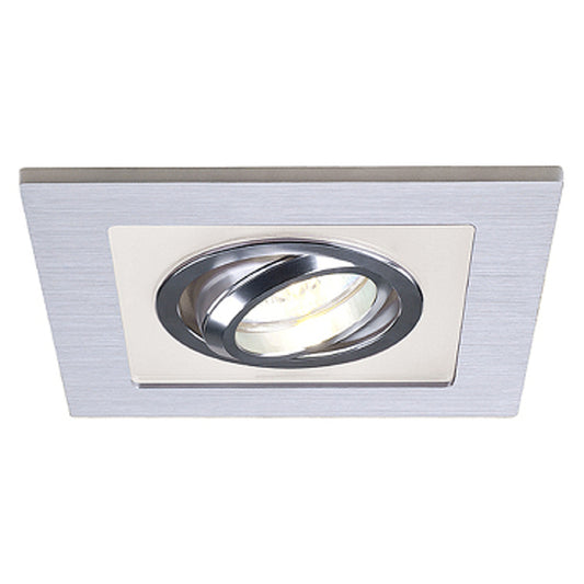 RENDL Outlet NICELIGHT I recessed brushed aluminum/satinated glass 12V GU5,3 50W 114941 1