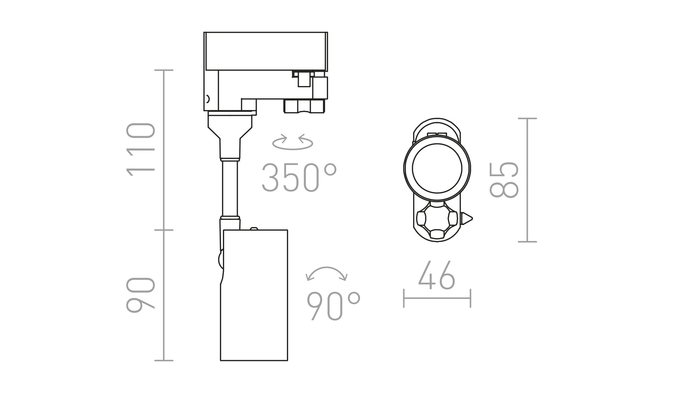 LOLLIPOP DO SZYNY 3-FAZ. - Product sketch