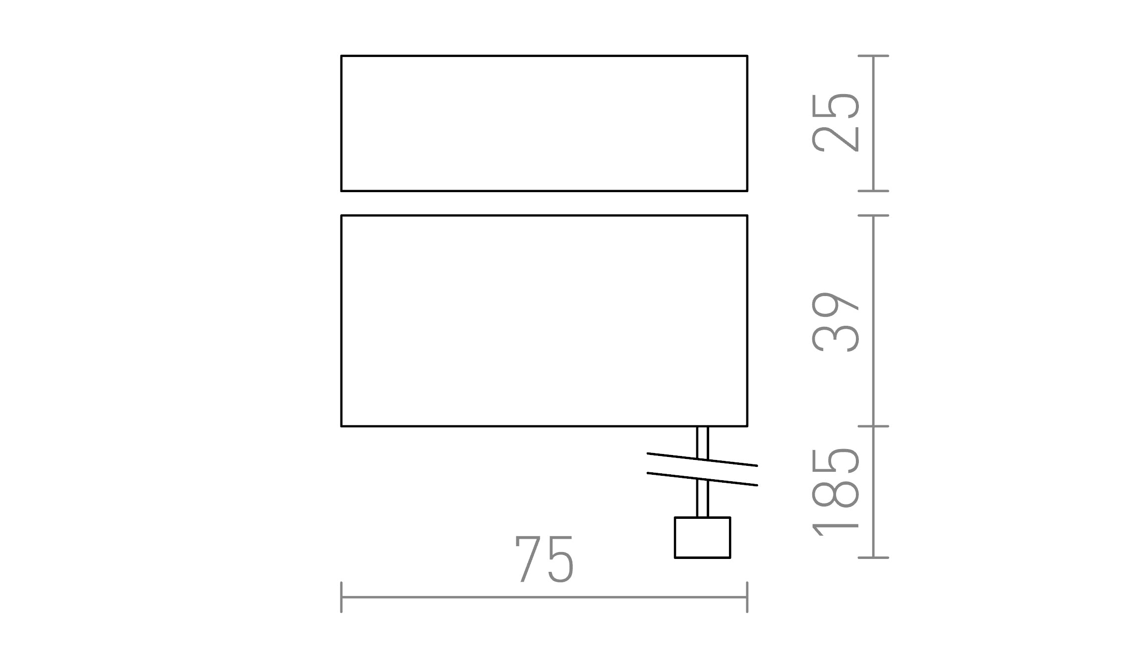 CZUJNIK ZMIERZCHU 5-50 - Product sketch