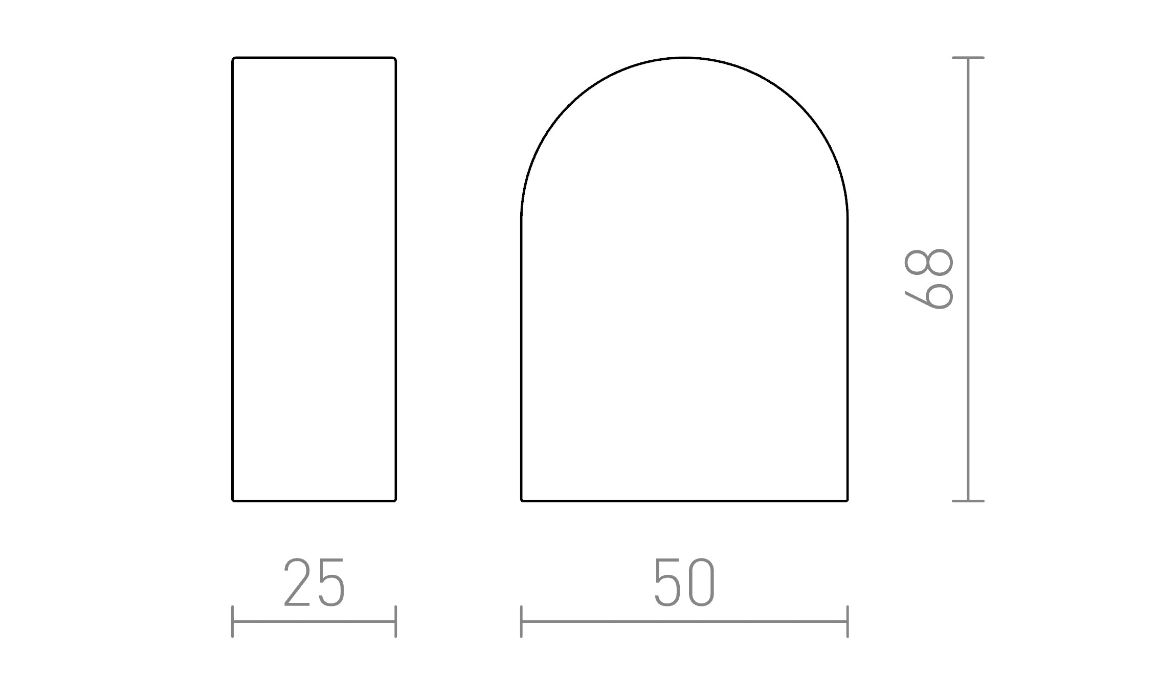 TAMPA KOŃCÓWKI - Product sketch
