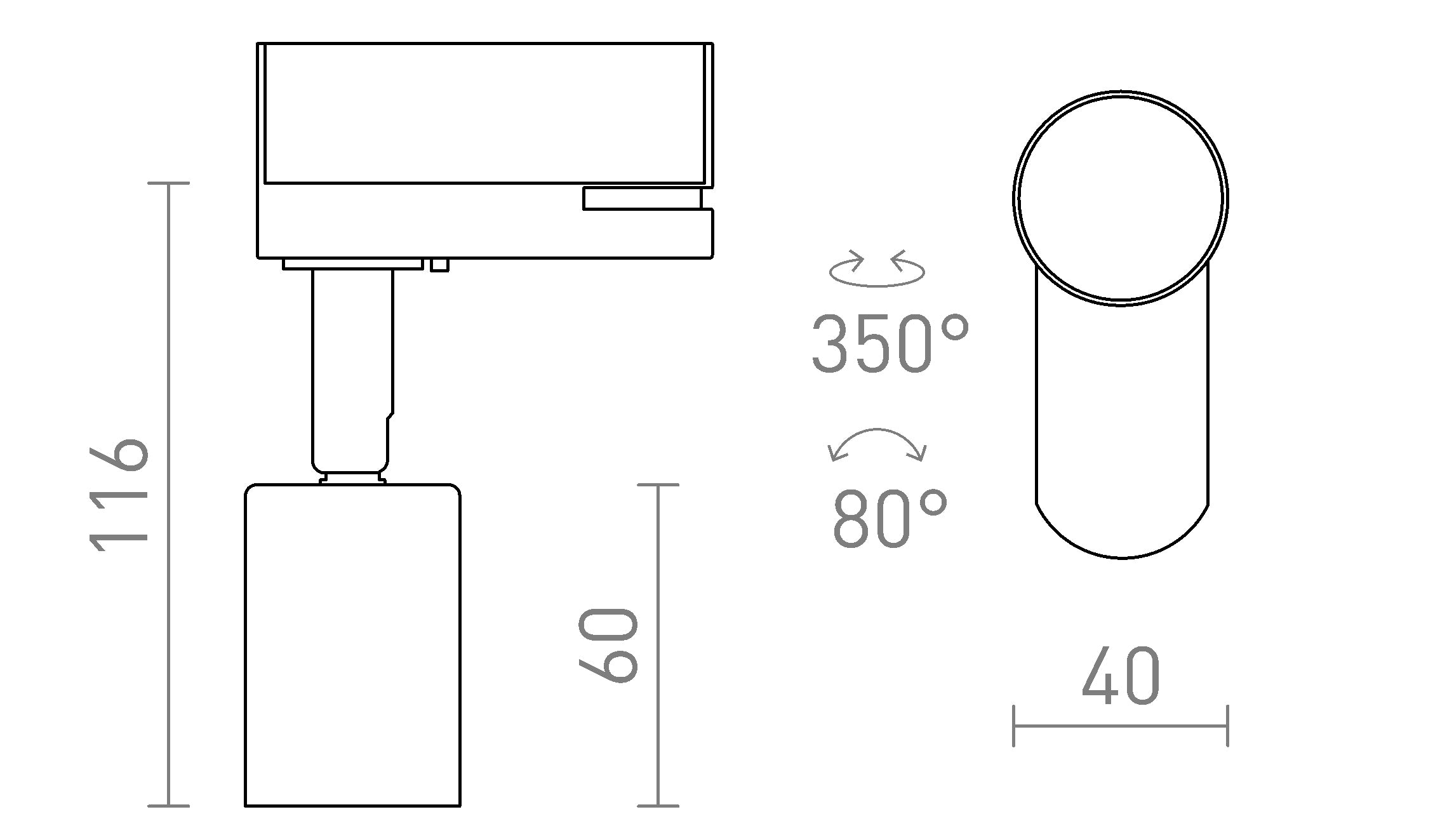 FAX DO SZYNY 3-FAZ.  - Product sketch