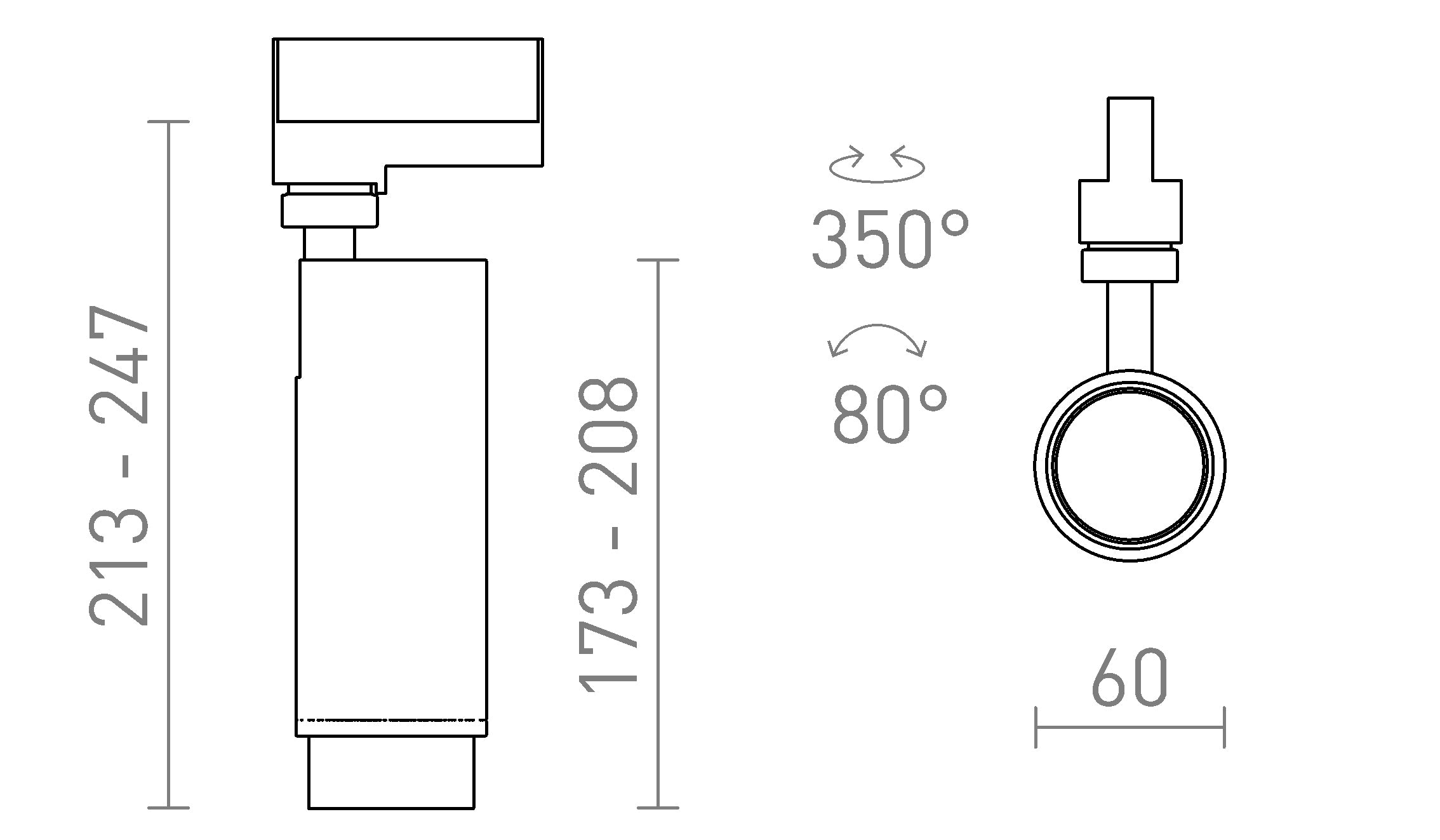 ZUMA DO SZYNY 3-FAZ. - Product sketch