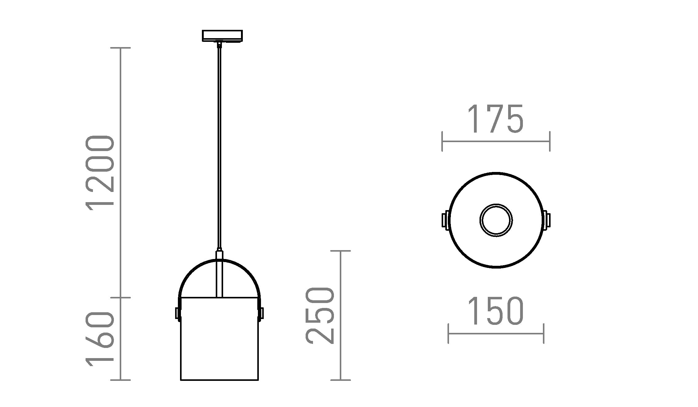 JULIETTA 16 DO SZYNY 1-FAZ. - Product sketch
