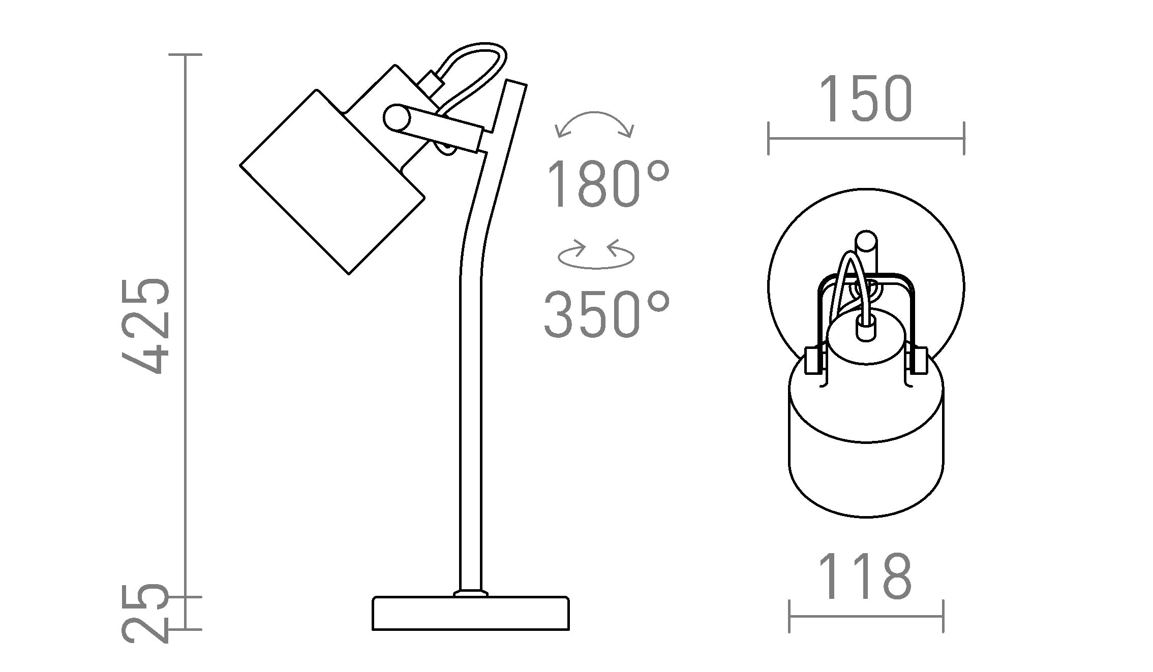 CELEIA STOŁOWA - Product sketch