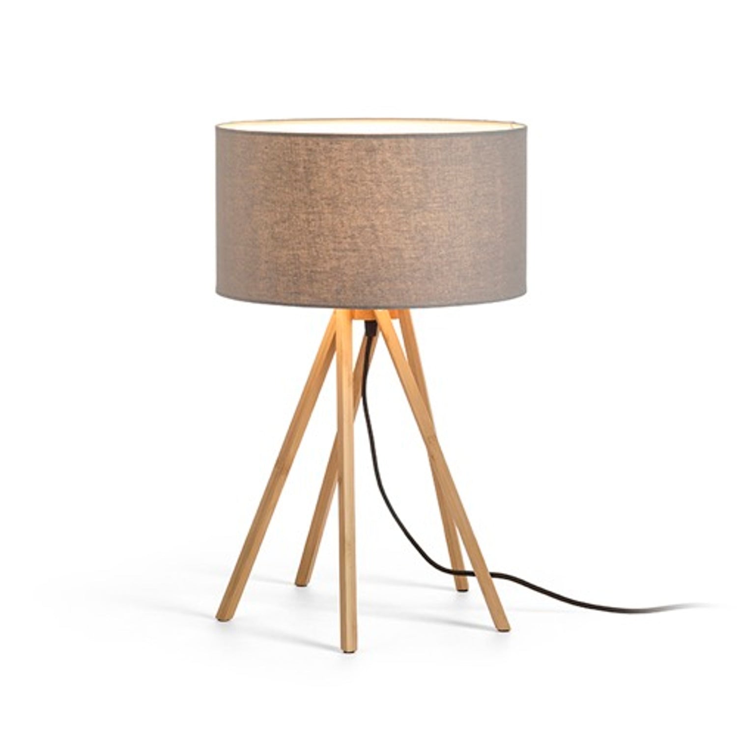 Lampa drewniana