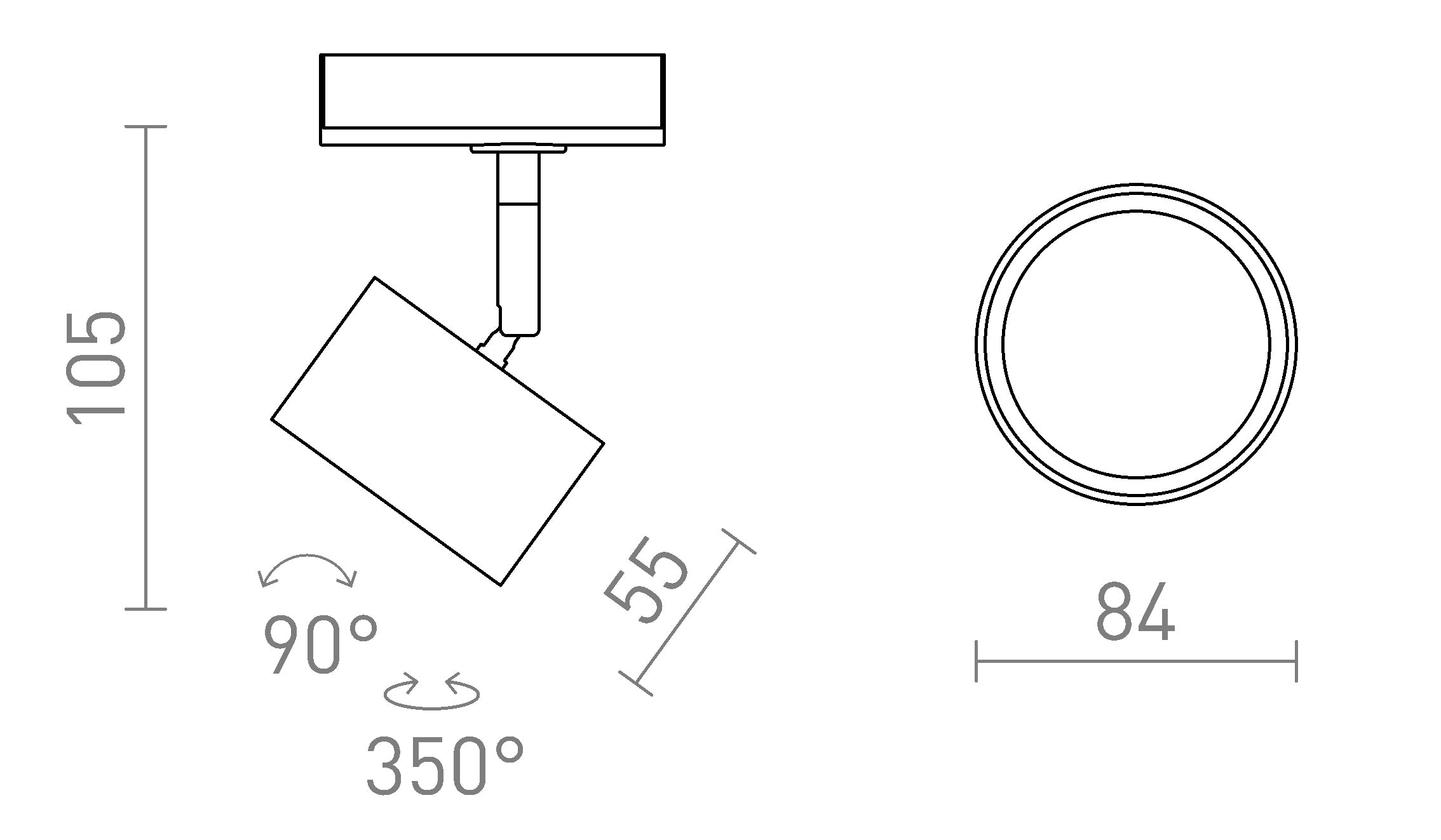 PIXEL DO SZYNY 1-FAZ. - Product sketch