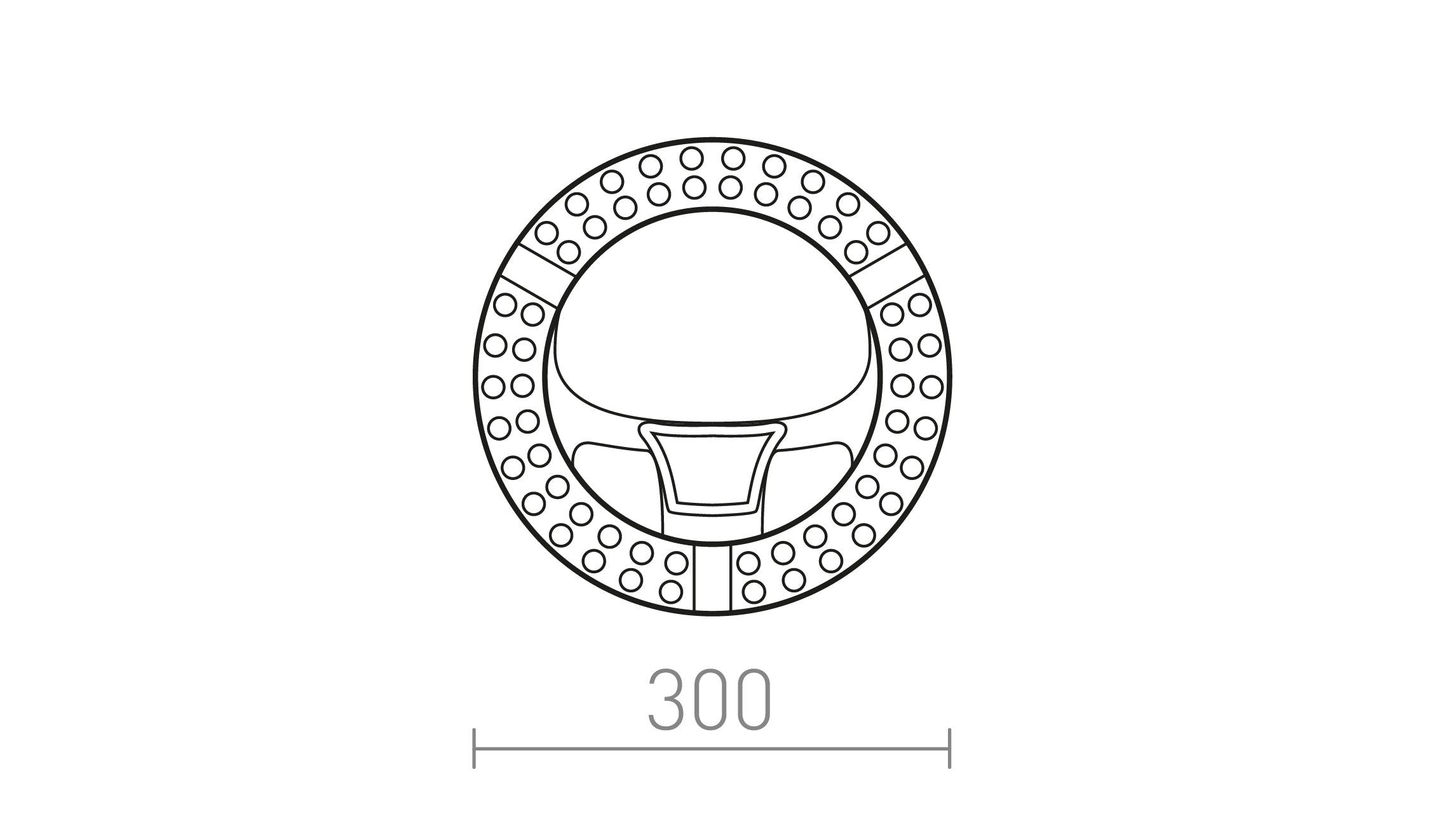 MODUŁ LED R 30 - Product sketch