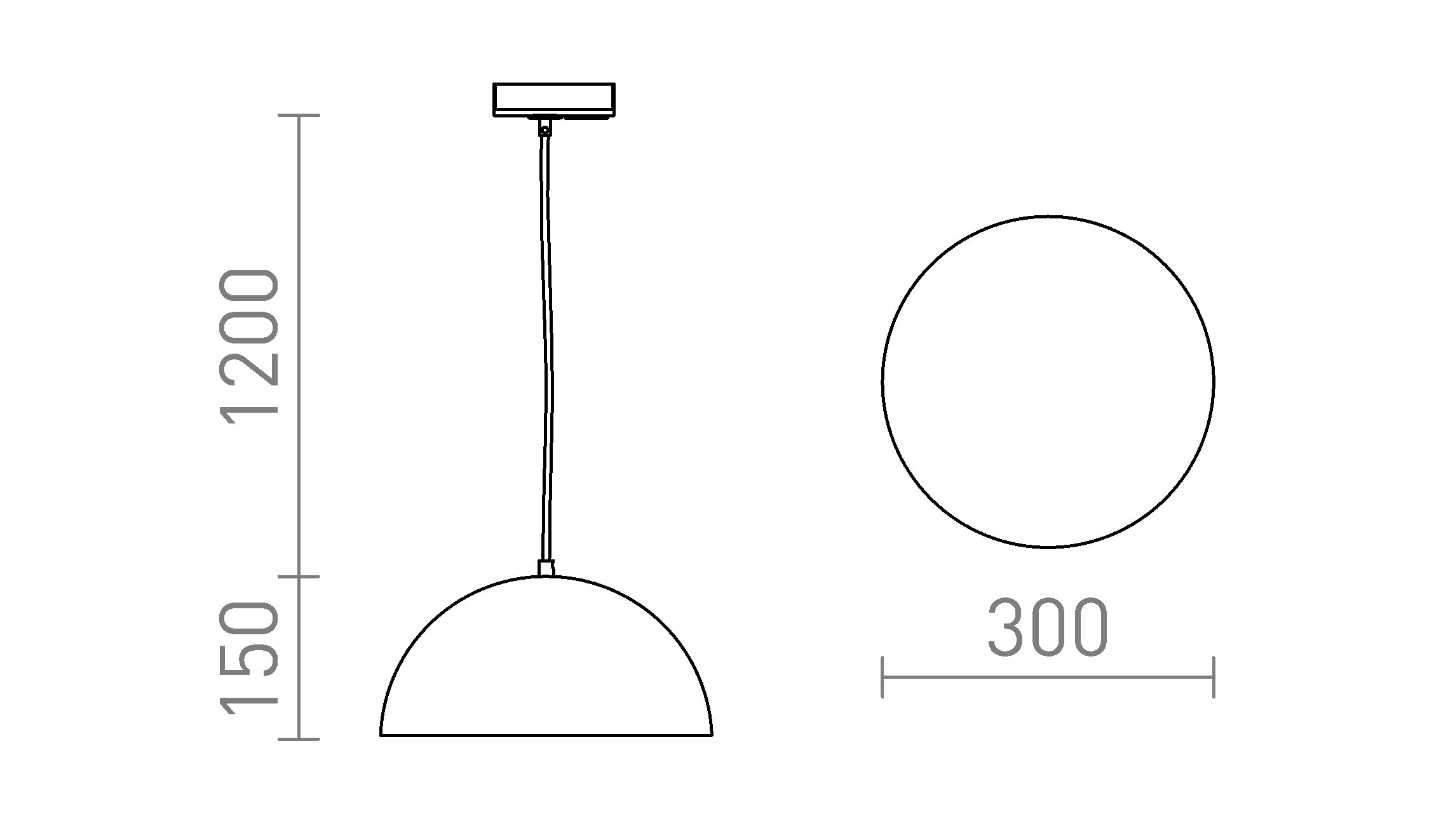 GLADYS 30 DO SZYNY 1-FAZ. - Product sketch