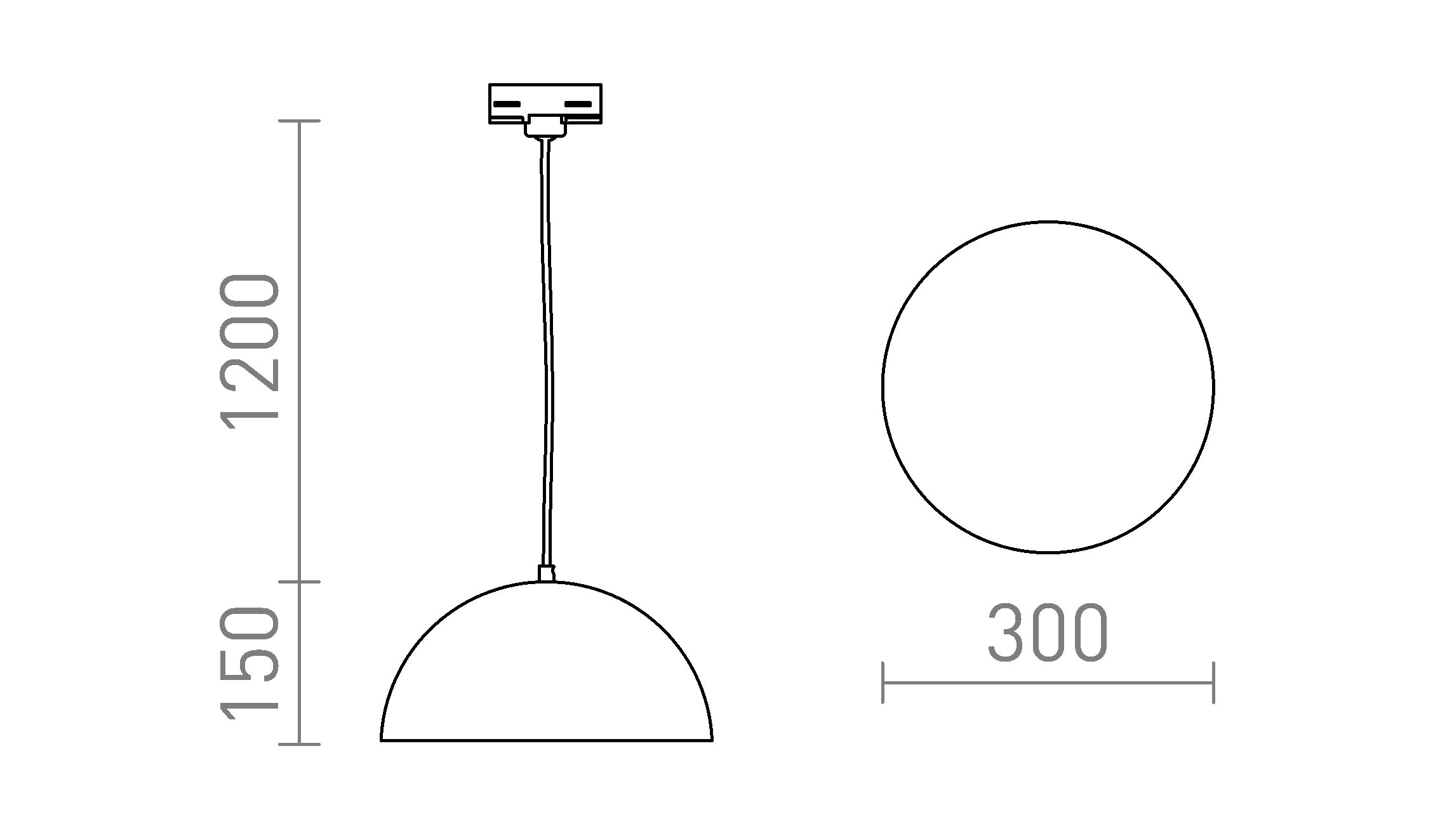GLADYS 30 DO SZYNY 3-FAZ. - Product sketch