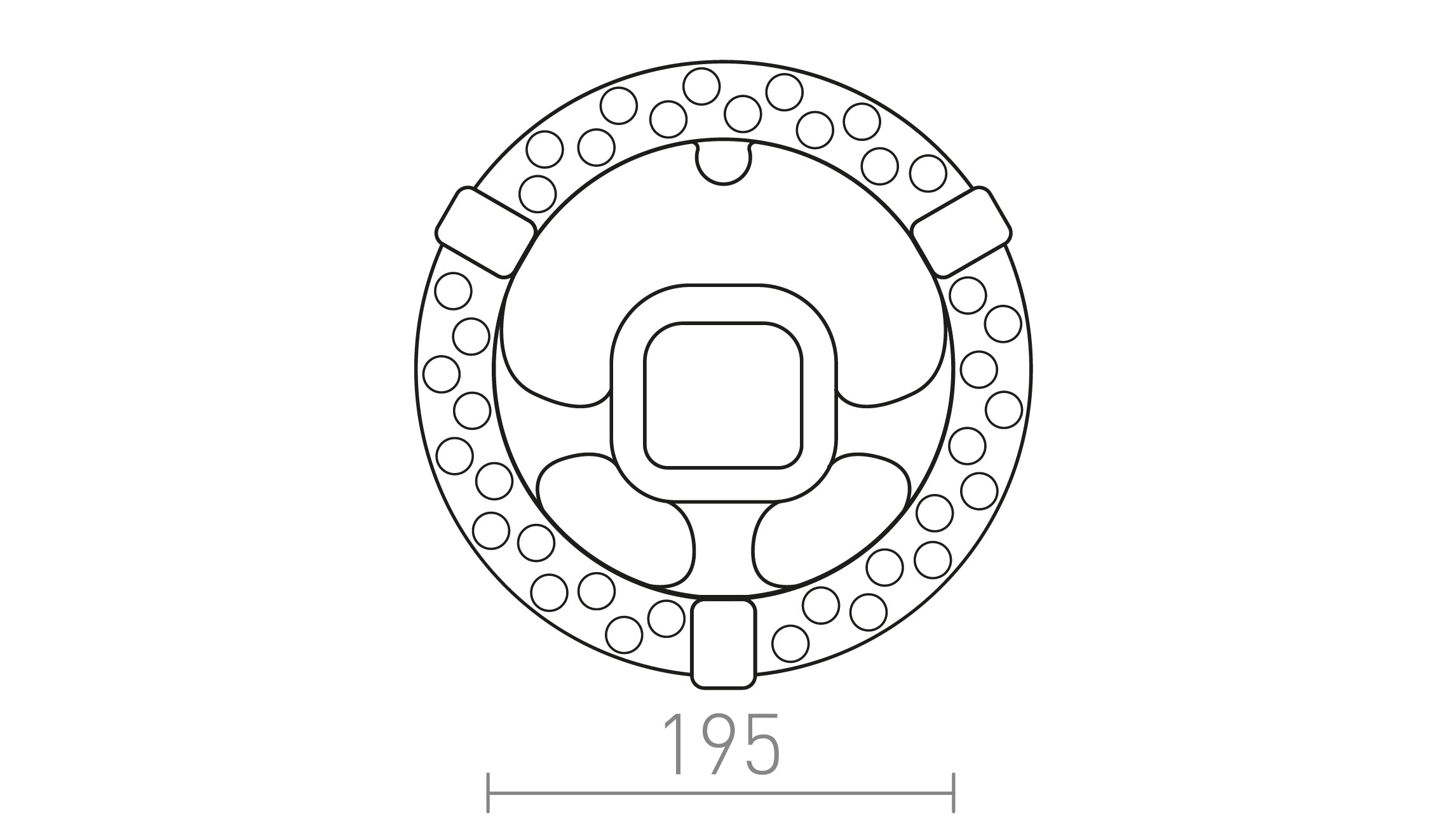 MODUŁ LED R 20 - Product sketch