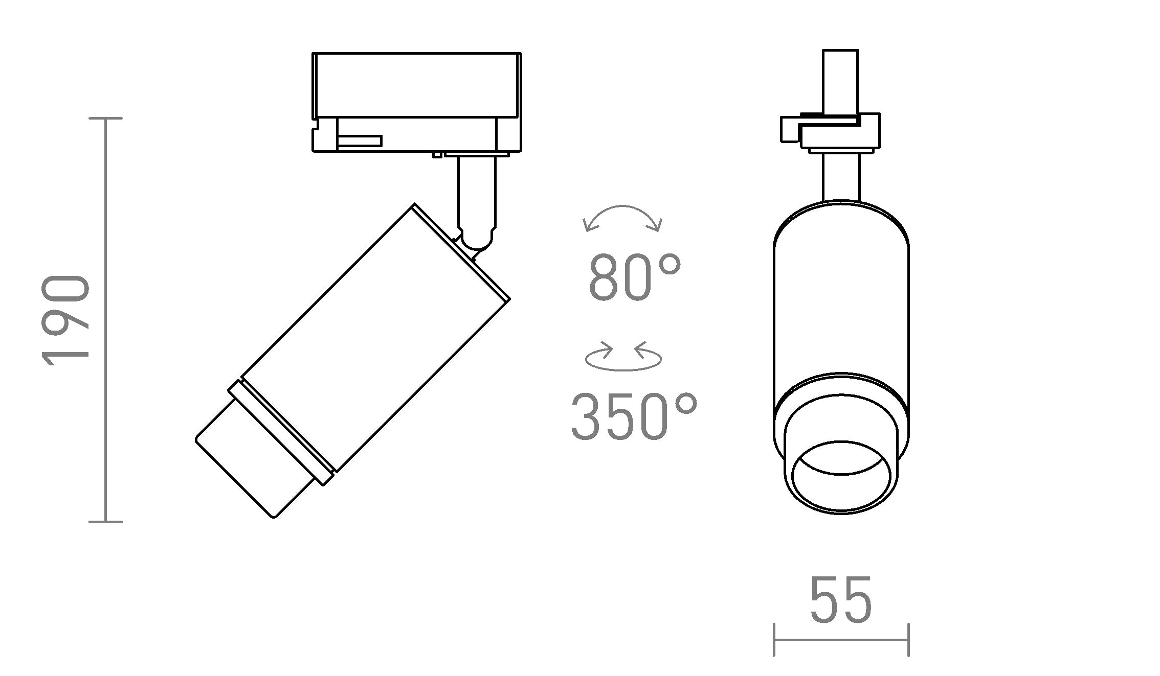 OPTIMUS 2 DO SZYNY 3-FAZ. - Product sketch