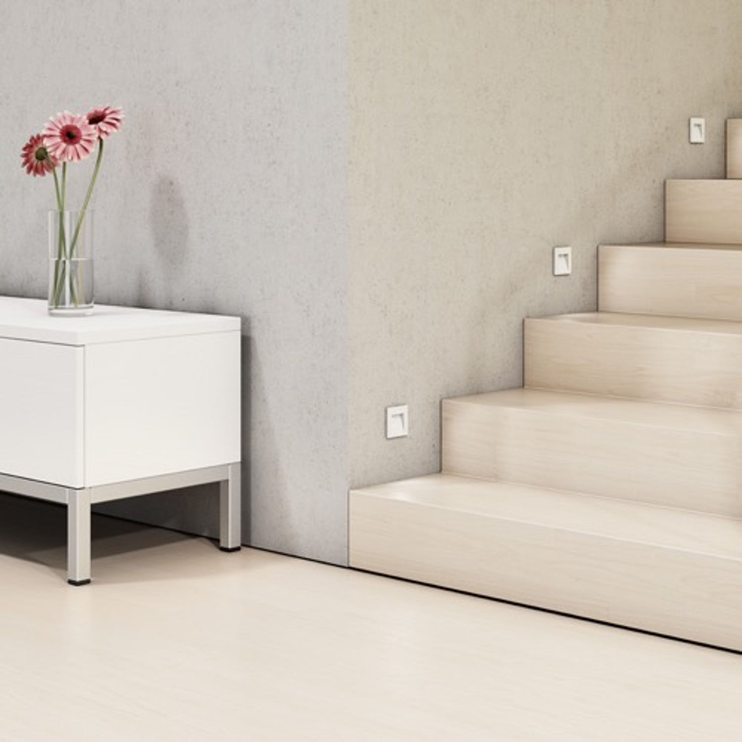 Oświetlenie LED schodów