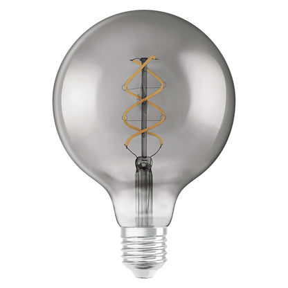 RENDL light source OSRAM Vintage Globe 125 SPIRAL  smoke-colored 230V E27 LED EQ15  1800K G13459 2