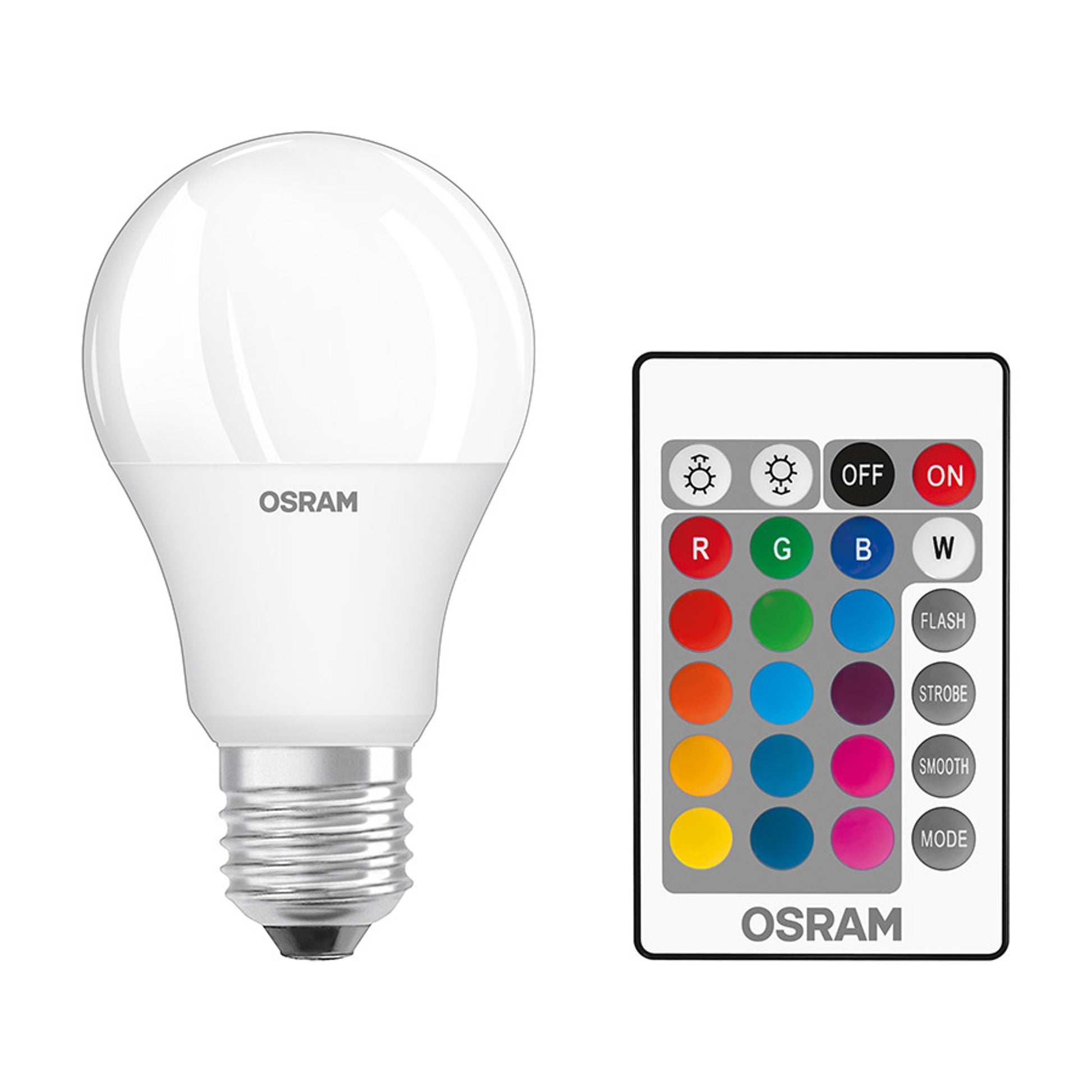 RENDL light source OSRAM RGBW Classic A   matte 230V E27 LED EQ60  2700K G13579 1