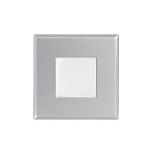 RENDL Outlet SAU SQ recessed silver grey 230V LED GU10 7W IP44 INC1152 1