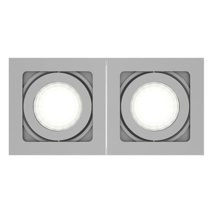 RENDL surface mounted lamp BERIT II ceiling aluminum 230V GU10 2x50W R10120 2