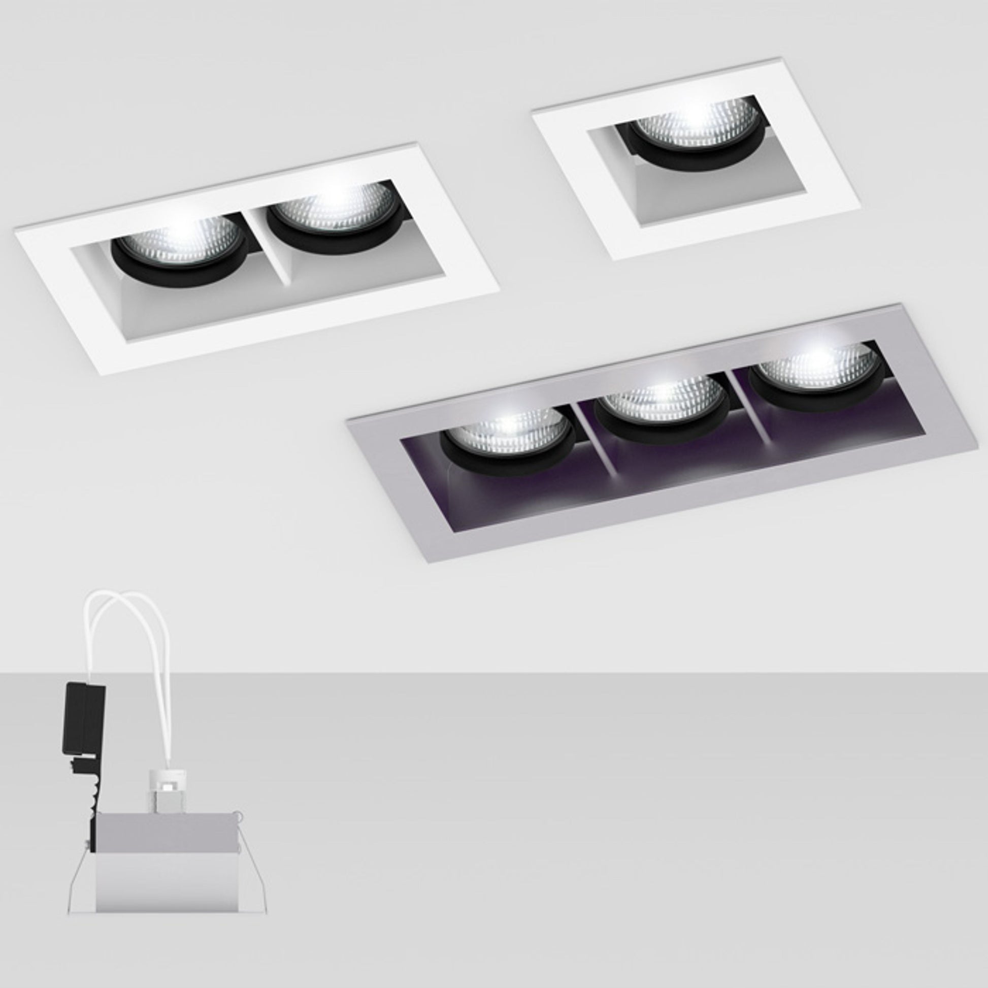 RENDL Outlet MONE I directional white 12V GU5,3 50W R10204 6
