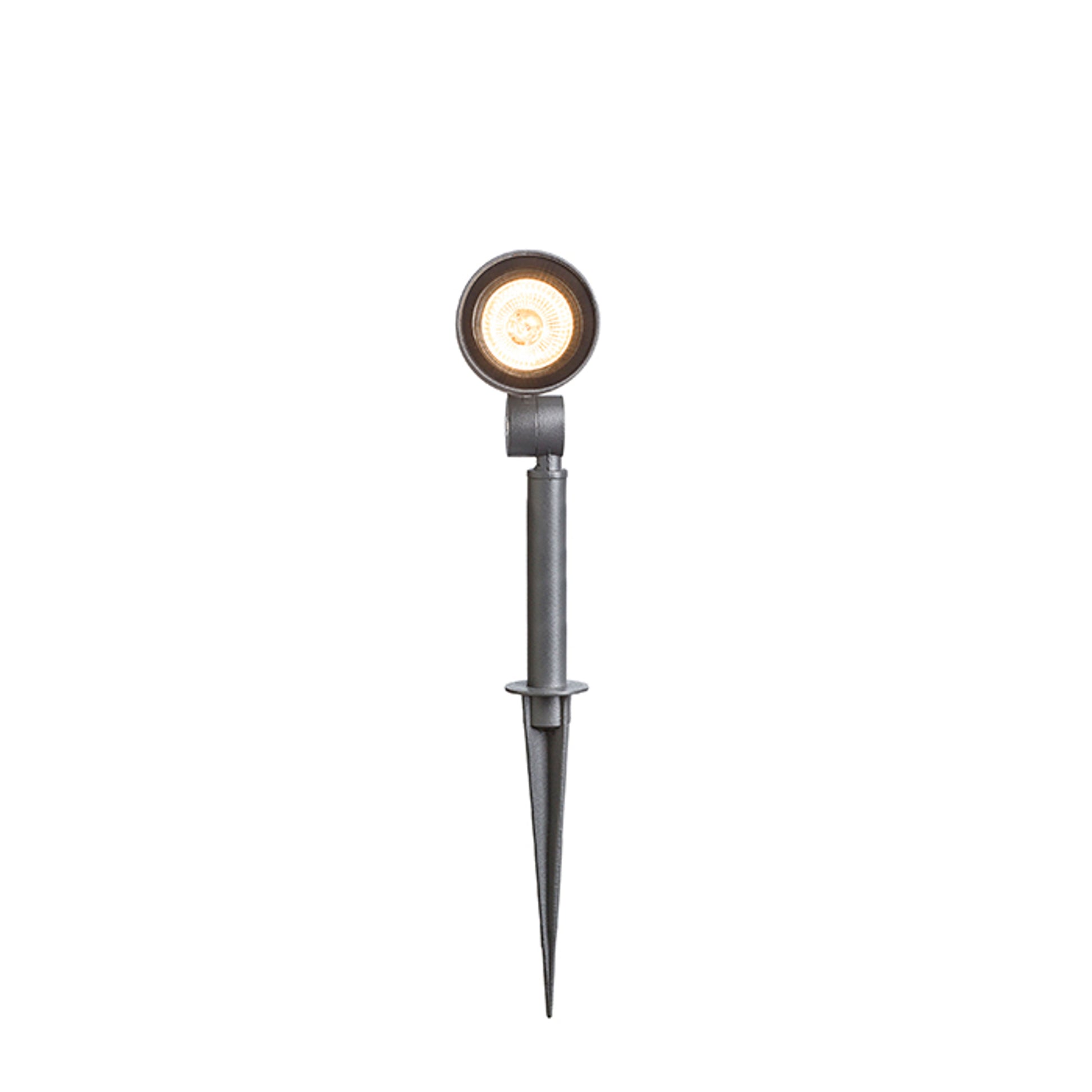 RENDL outdoor lamp DIREZZA on spike anthracite grey 230V GU10 35W IP54 R10431 2