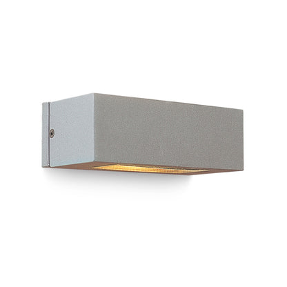 RENDL outdoor lamp WOOP wall silver grey  230V R7s 78mm 12W IP54 R10438 3