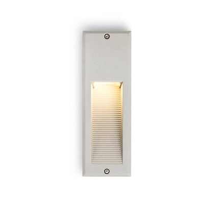 RENDL outdoor lamp FACA recessed silver grey 230V LED 2W IP54 3000K R10557 2