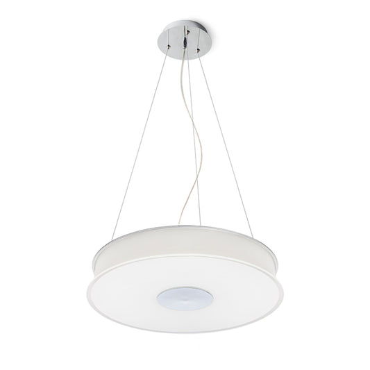 RENDL pendant lamp ASTERI pendant  satinated glass/chrome 230V 2GX13 40W R10626 1