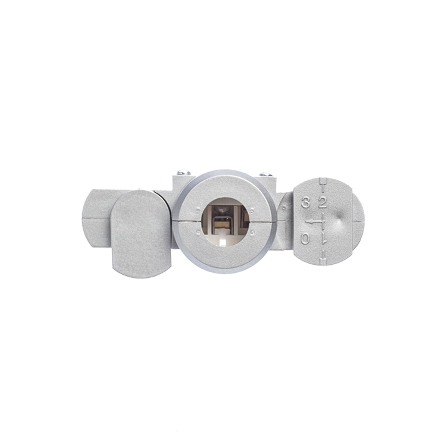RENDL 3-circuit track system EUTRAC pendant adapter for 3-circuit tracks silver grey 230V  R11362 5