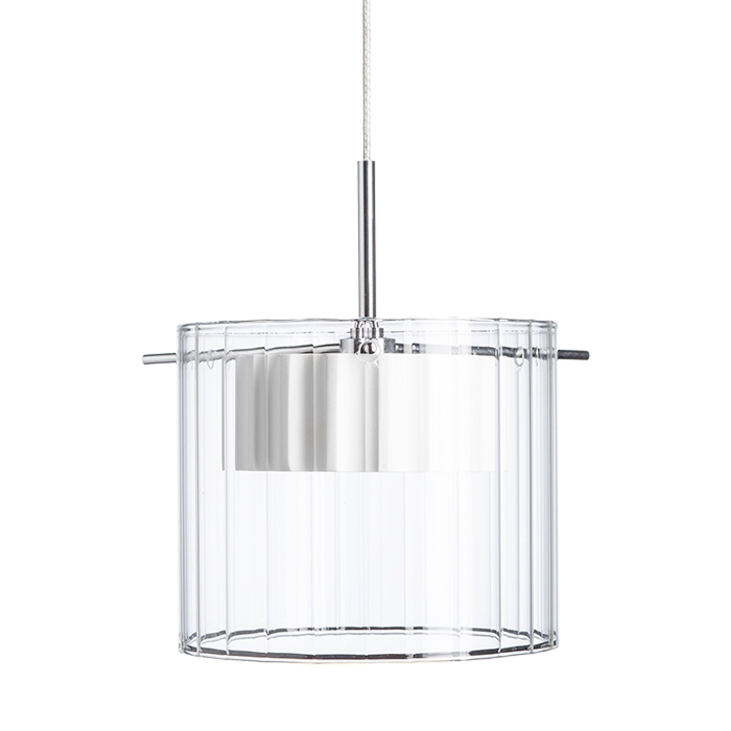 RENDL pendant lamp ESTRA I pendant white clear glass 230V LED 5W  3000K R11679 4