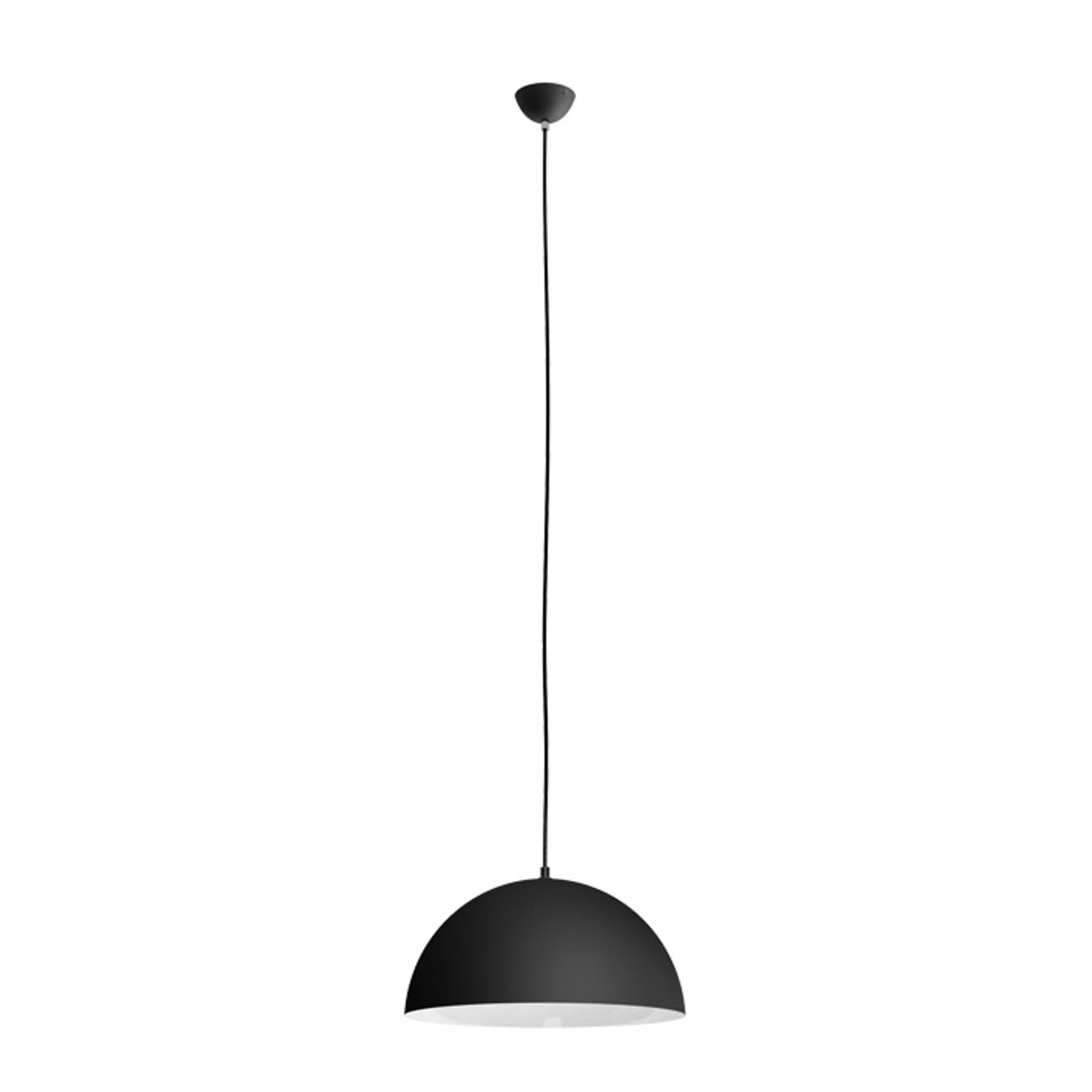 RENDL pendant lamp MONROE 40 pendant matte black/white  230V LED E27 30W R11701 2