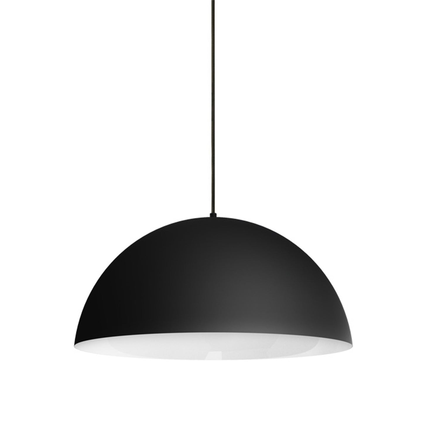 RENDL pendant lamp MONROE 50 pendant matte black/white  230V LED E27 30W R11702 1