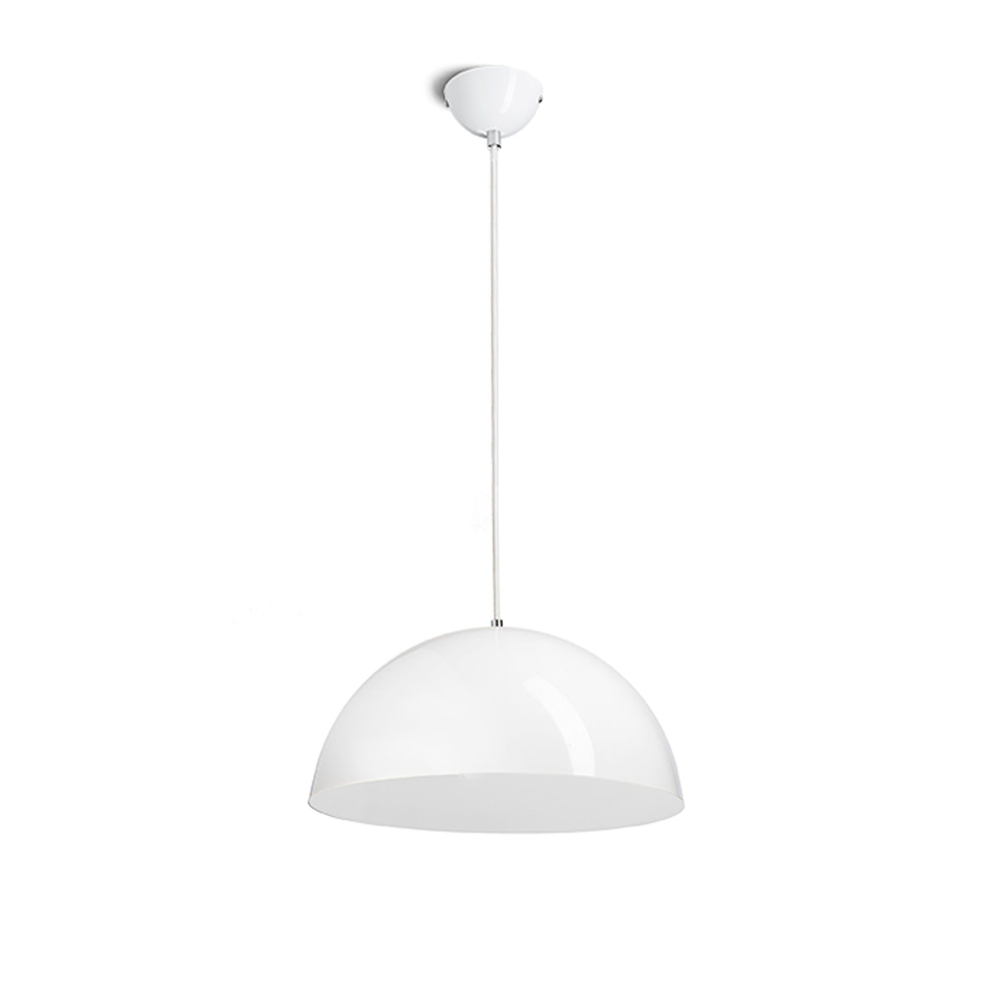 RENDL pendant lamp MONROE 40 pendant shiny white/white  230V LED E27 30W R11707 1