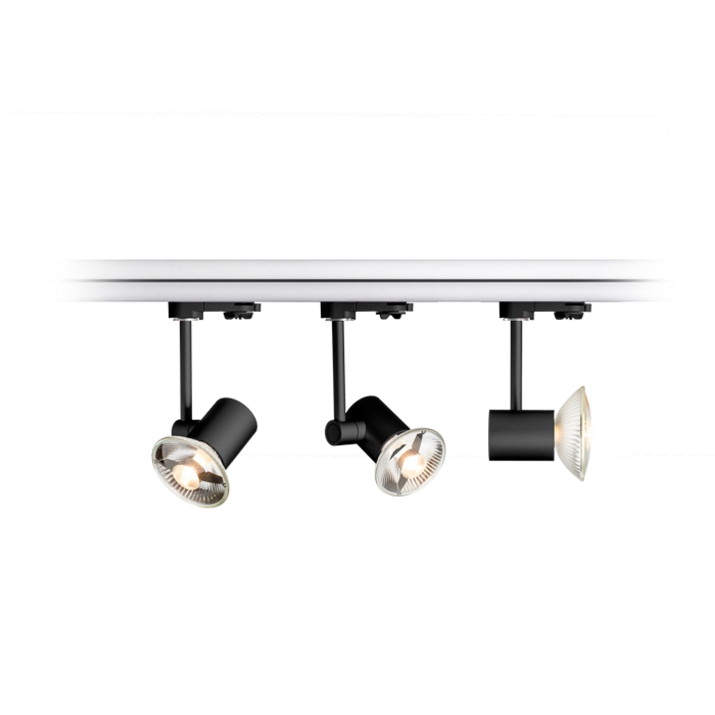 RENDL 3-circuit track system FAX for 3-circuit tracks black  230V LED GU10 12W R11724 3