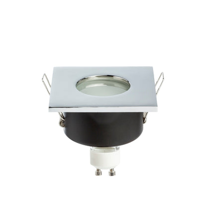 RENDL recessed light SPLASH SQ recessed  chrome 230V LED GU10 8W IP65 R11735 4