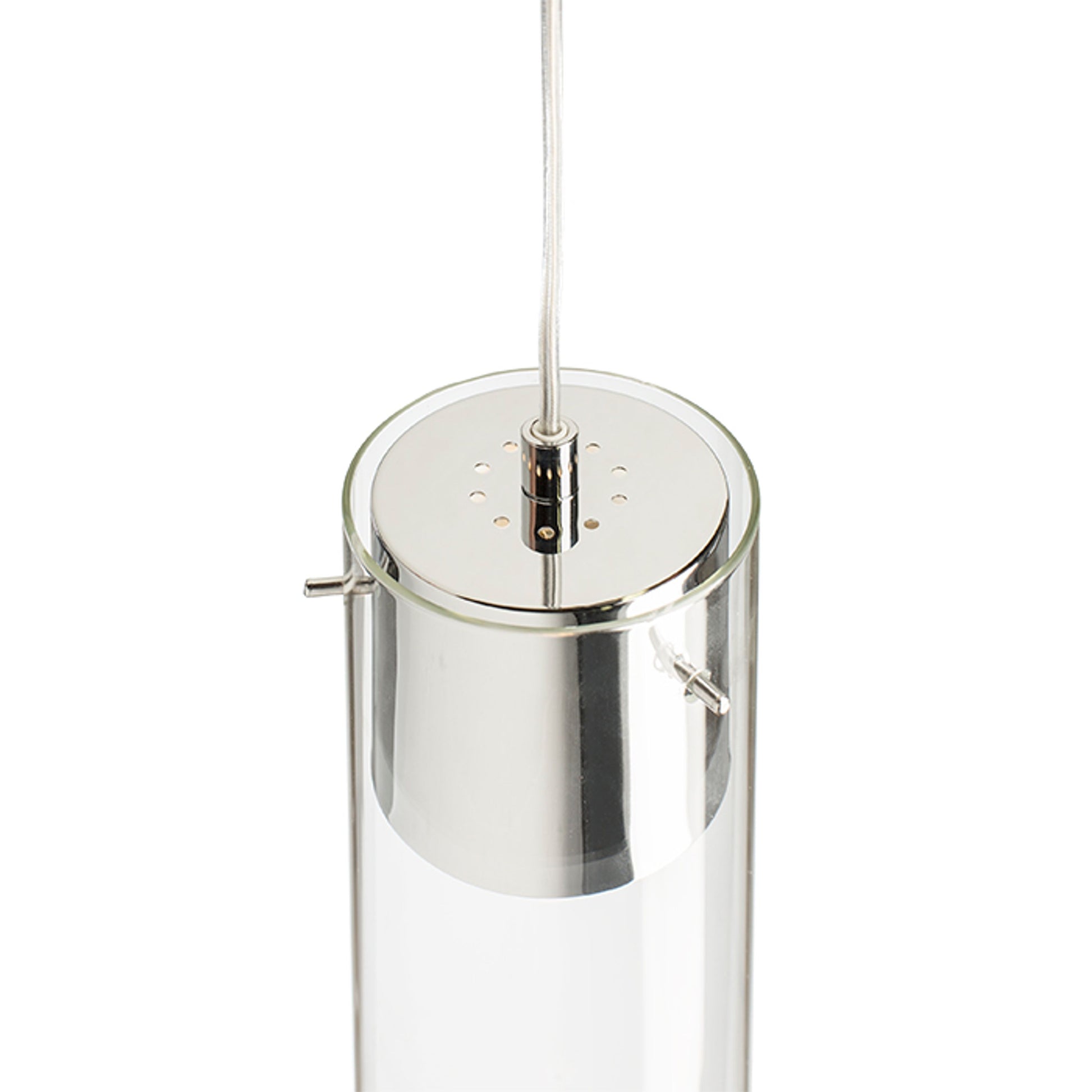 RENDL pendant lamp GARNISH pendant  clear glass/chrome 230V GU10 9W R11756 2