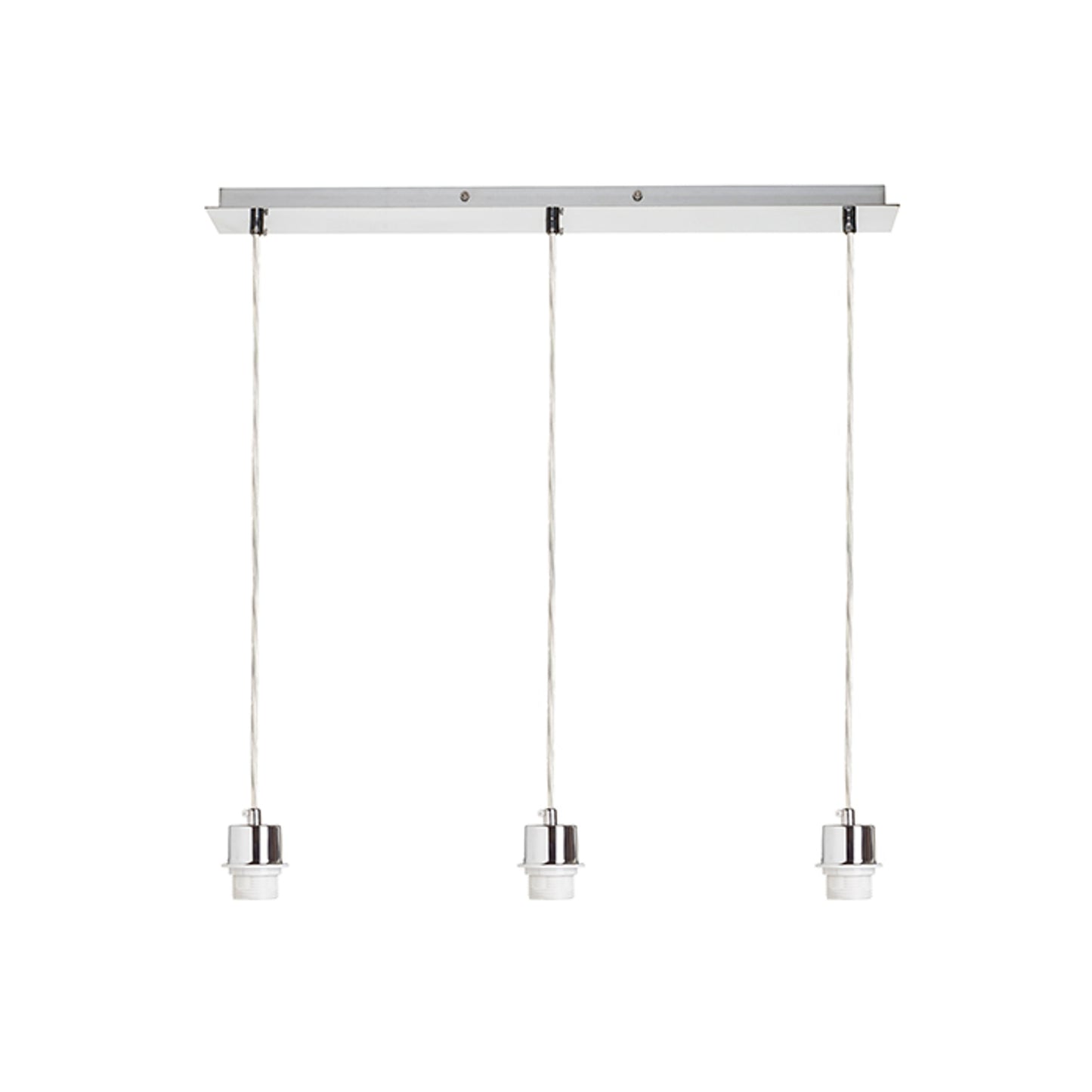 RENDL shades, shade bases, pendent sets MORE 60 pendant ceiling base  chrome 230V LED E27 3x15W R11775 3