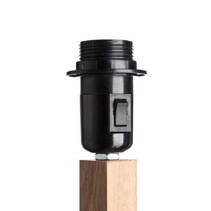RENDL shades, shade bases, pendent sets WOODY table lamp base  oak 230V LED E27 15W R11791 2